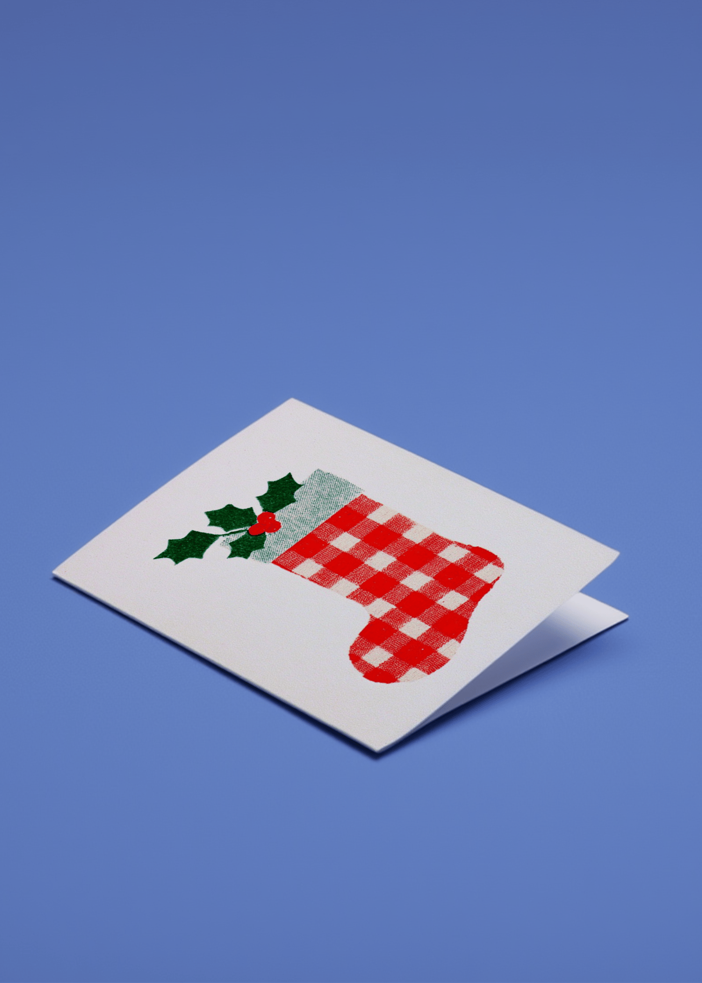 Festive Stocking Christmas Card mockup 1