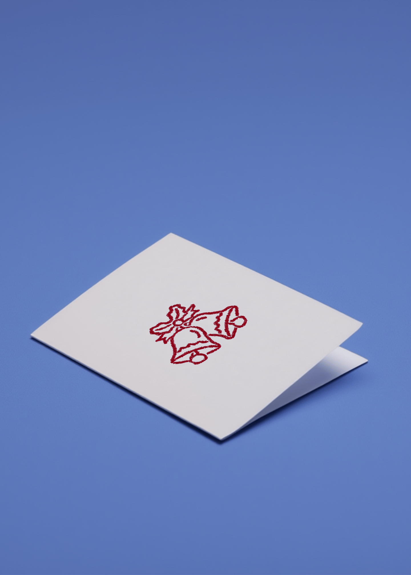 Festive Holiday Bells Card mockup 1