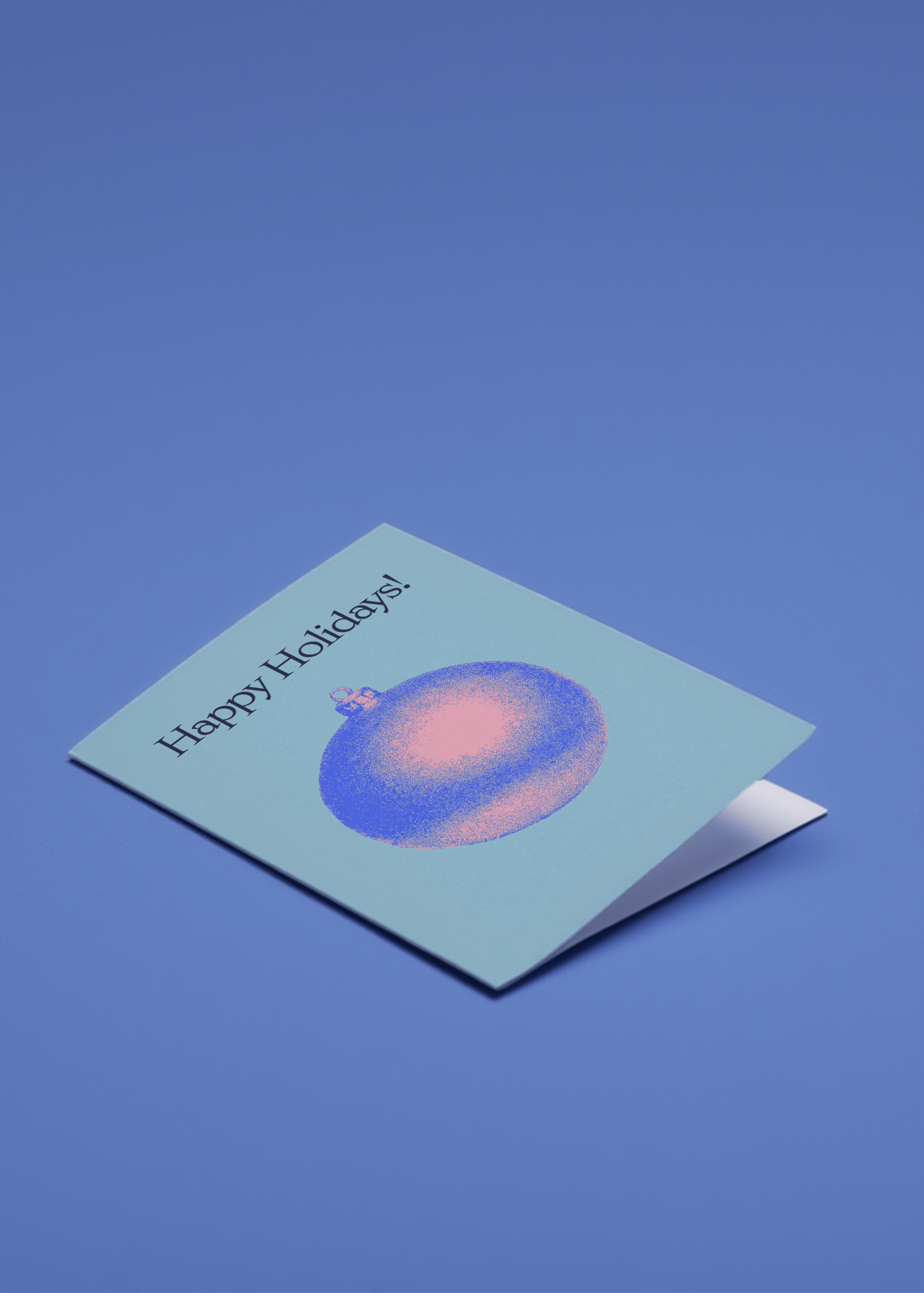 Festive Holiday Cheer Card mockup 1