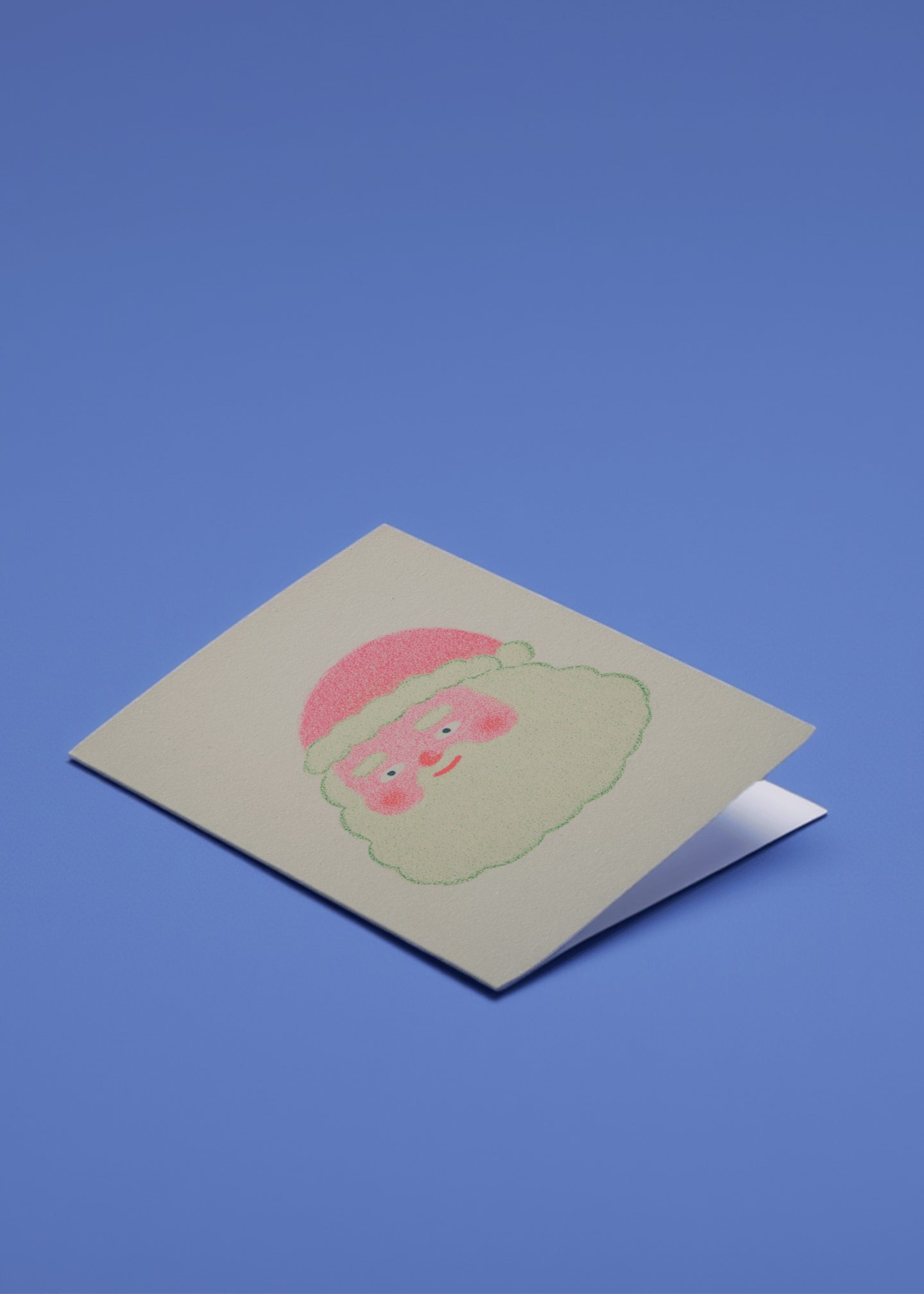 Jolly Santa Holiday Card mockup 1