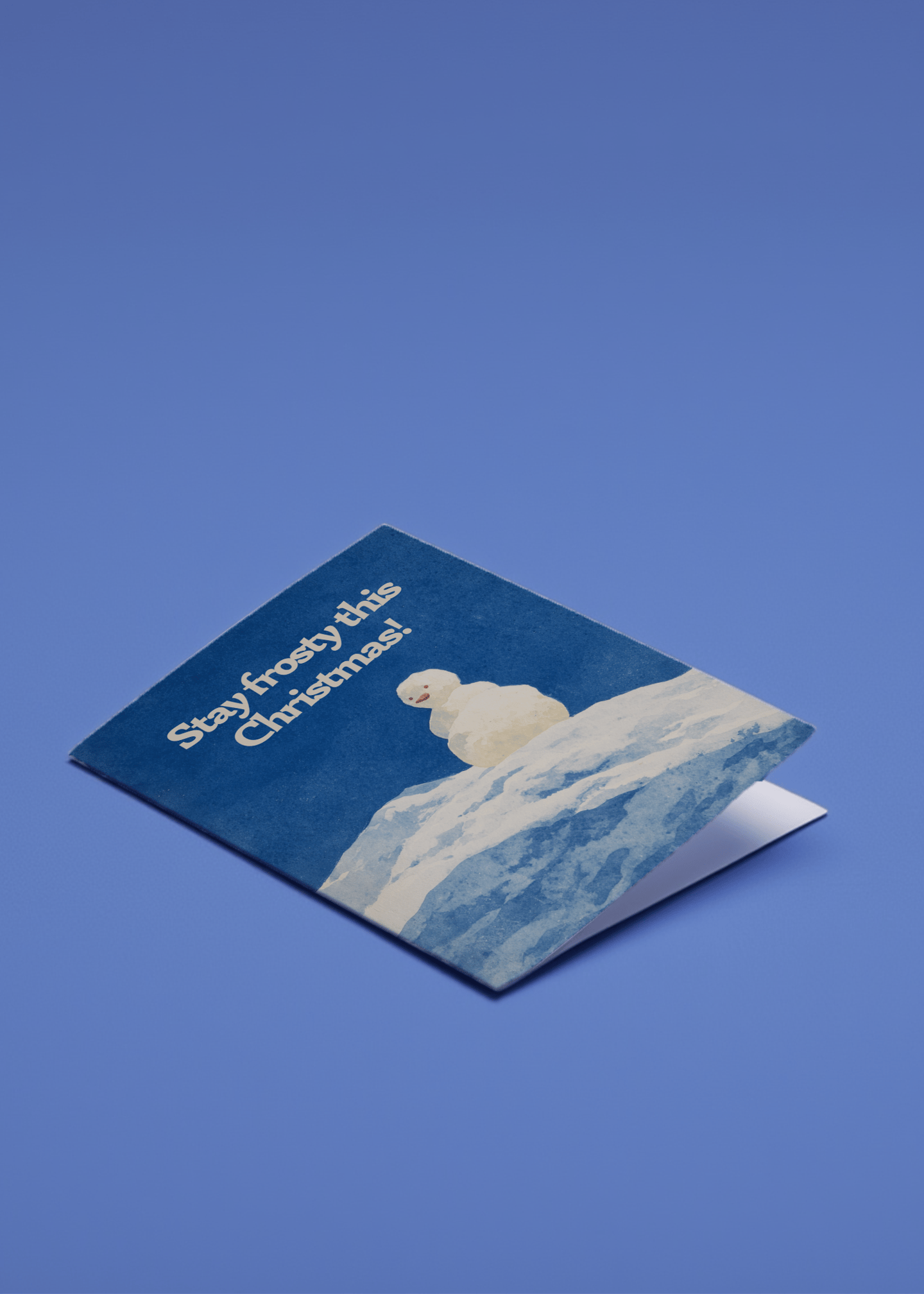 Stay Frosty Christmas Card mockup 1