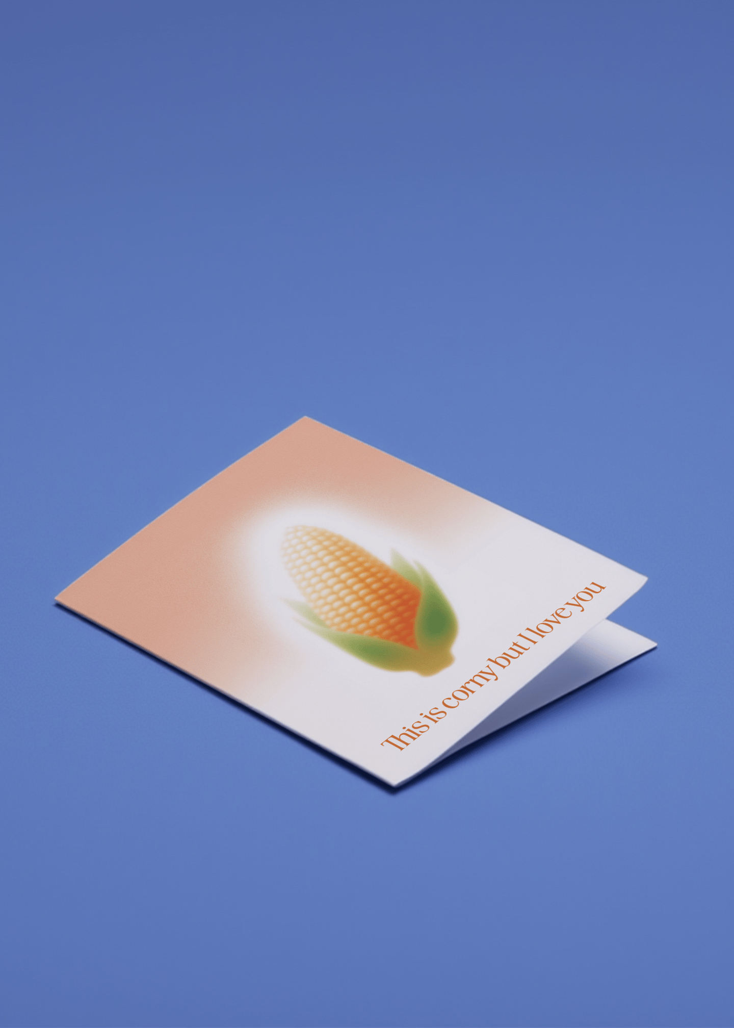 Corny Love Card mockup 1