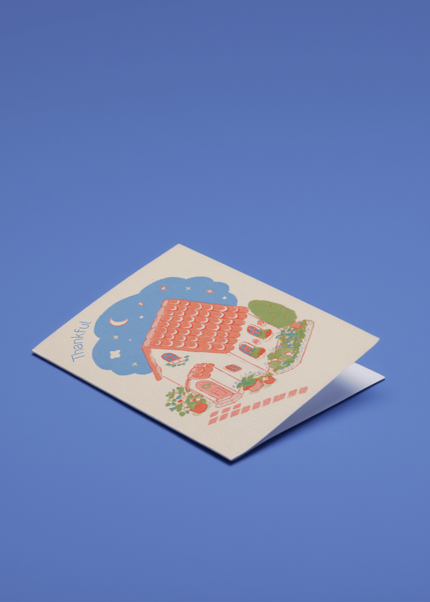 Charming Cottage Thank You Card mockup 1