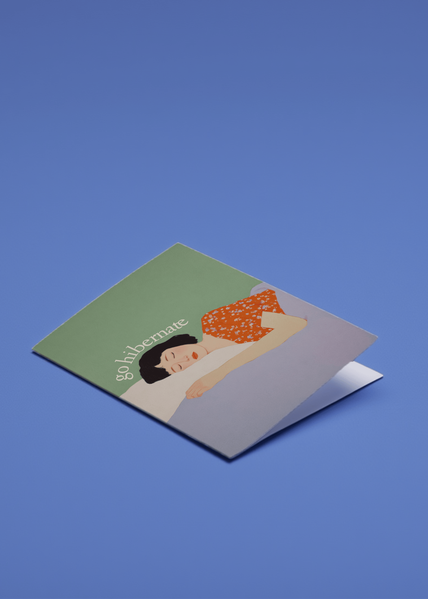 Go Hibernate Greeting Card mockup 1