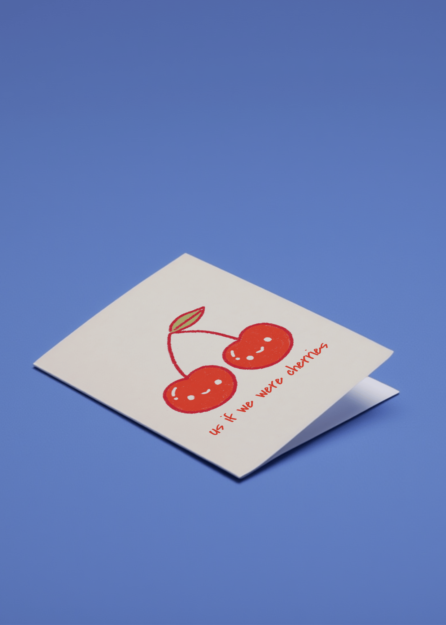 Cherry Cuties Greeting Card mockup 1