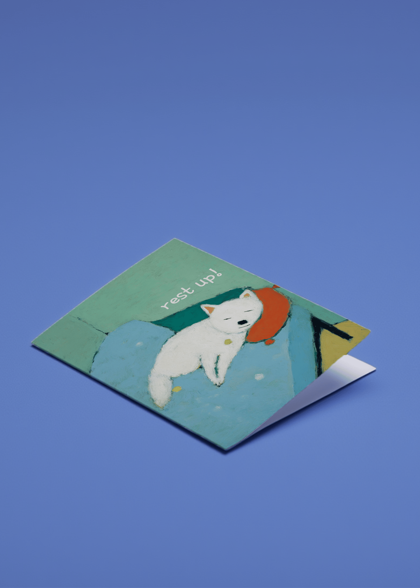 Cute Rest Up Card mockup 1