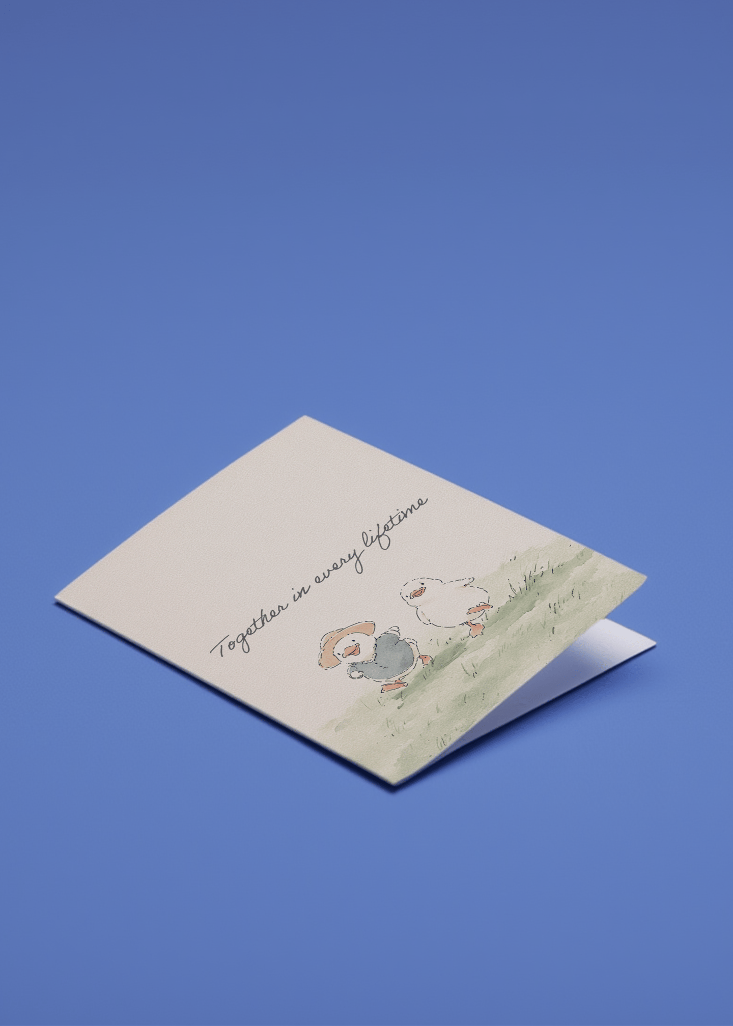 Eternal Companionship Duck Card mockup 1