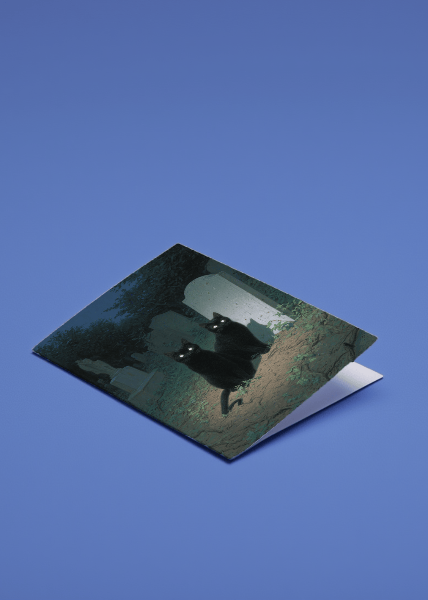 Spooky Black Cat Companions mockup 1