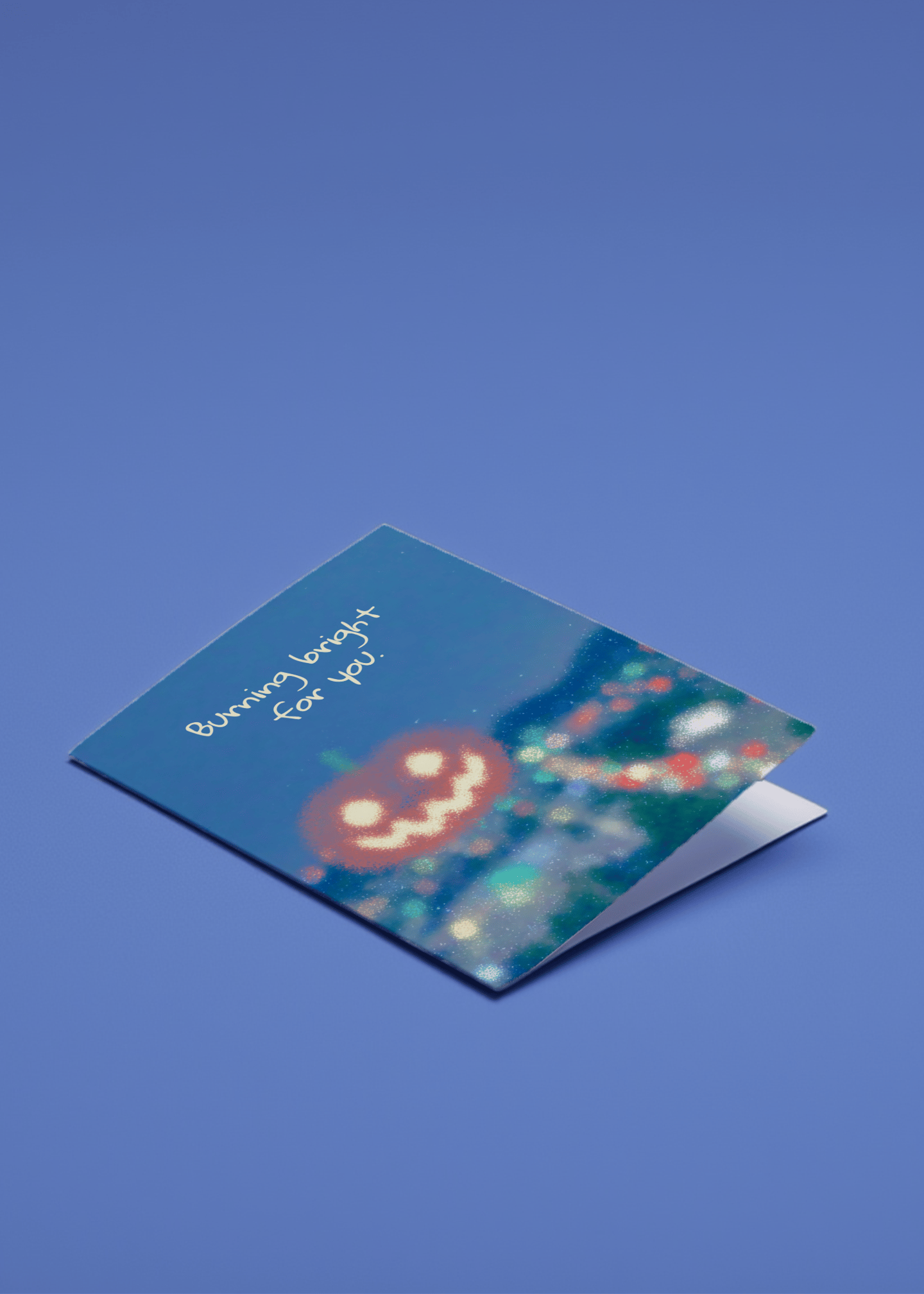 burning bright Cheer Card mockup 1