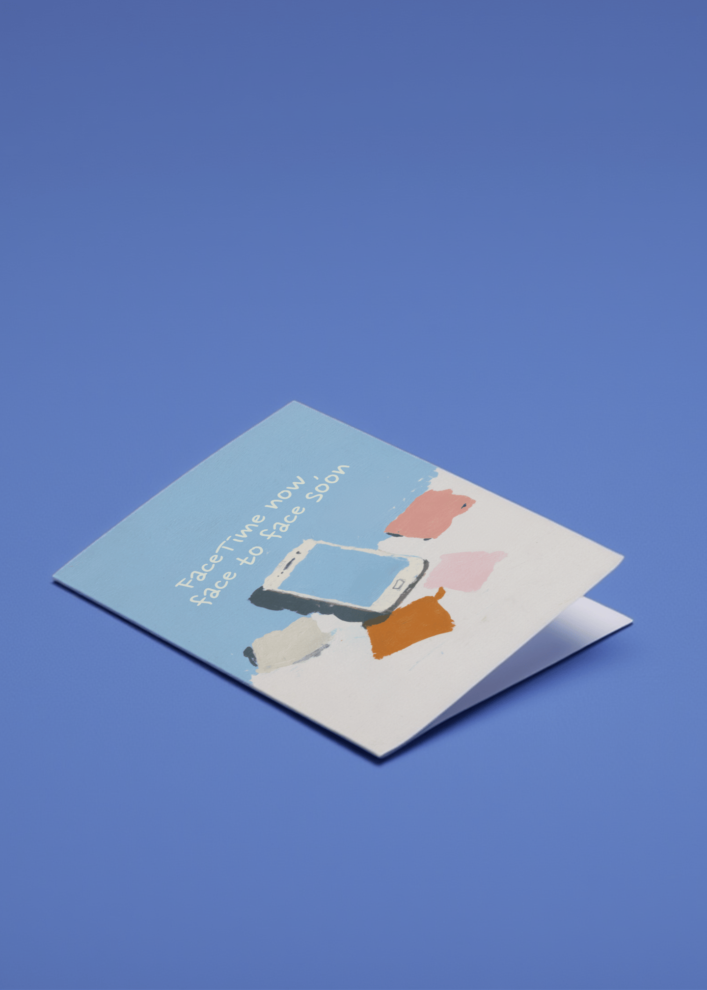 FaceTime Now Face to Face Soon Card mockup 1