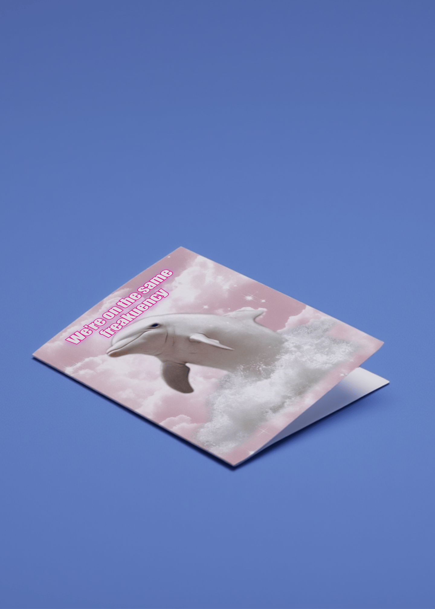 Same Freakuency Dolphin Card mockup 1