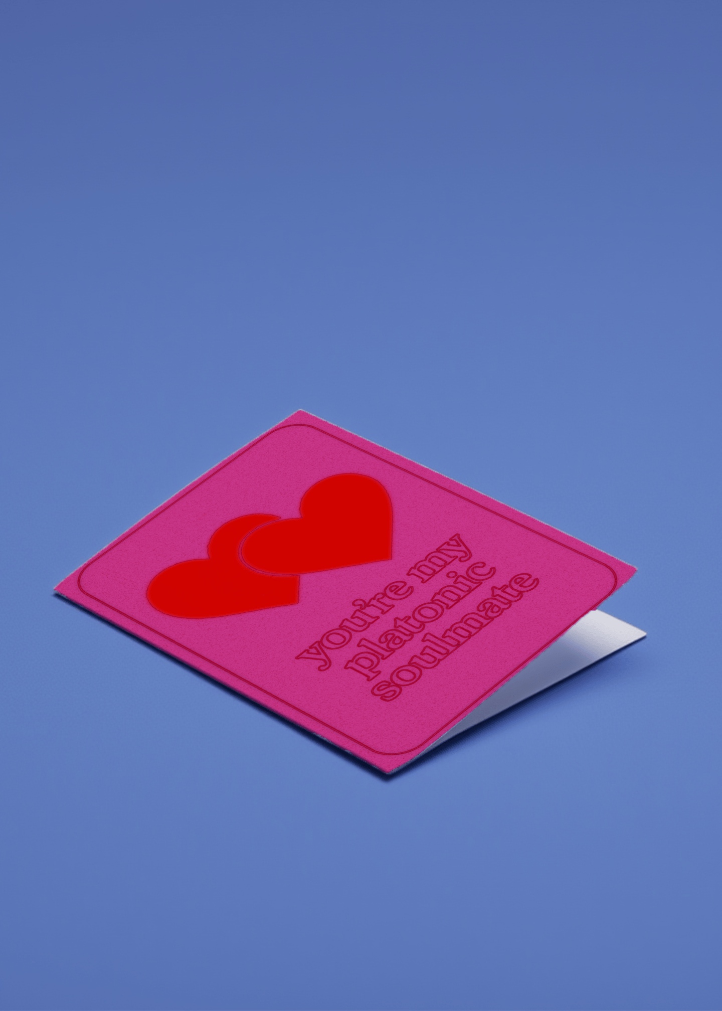 You're My Platonic Soulmate Card mockup 1