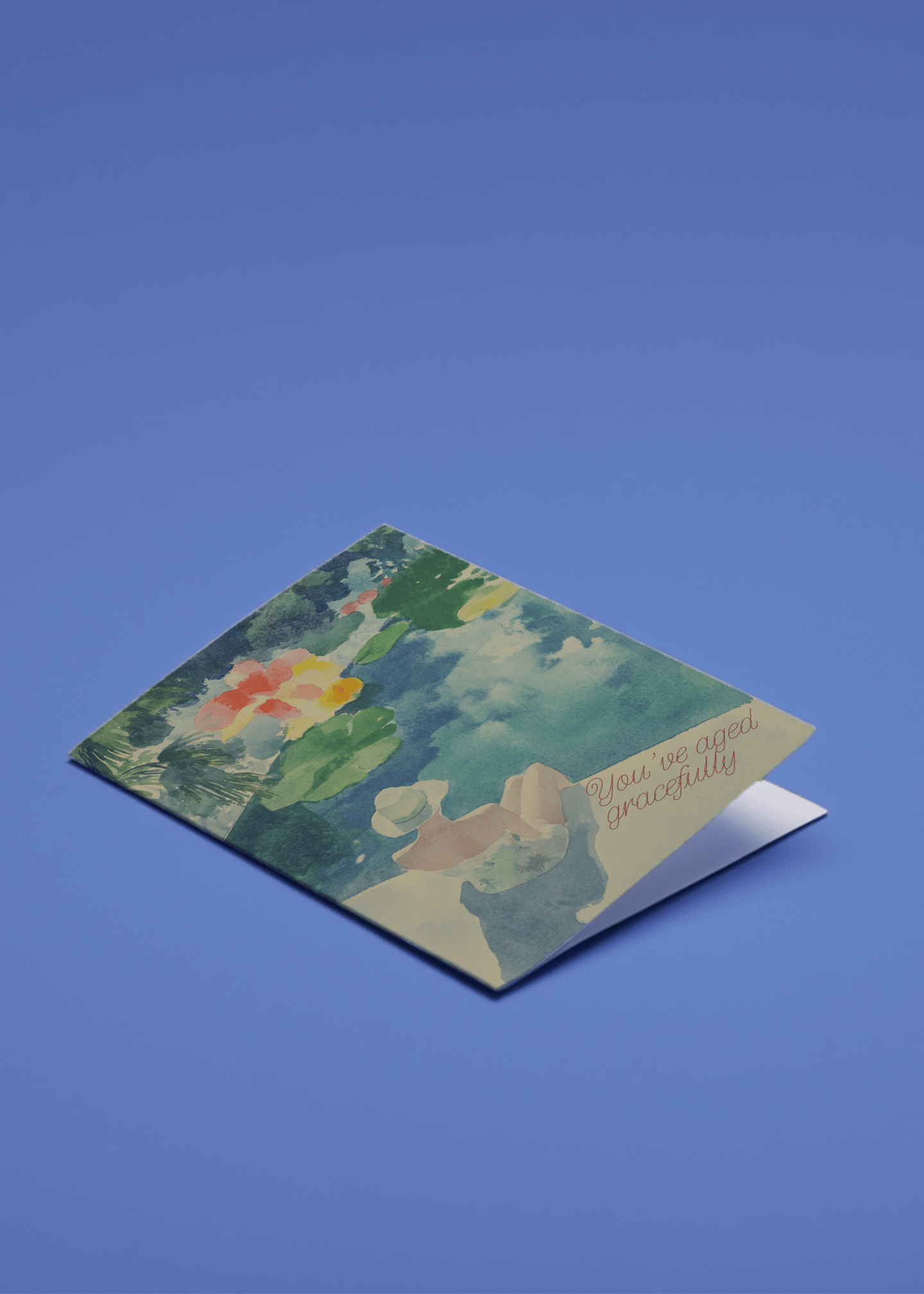 Aged Gracefully Birthday Card mockup 1