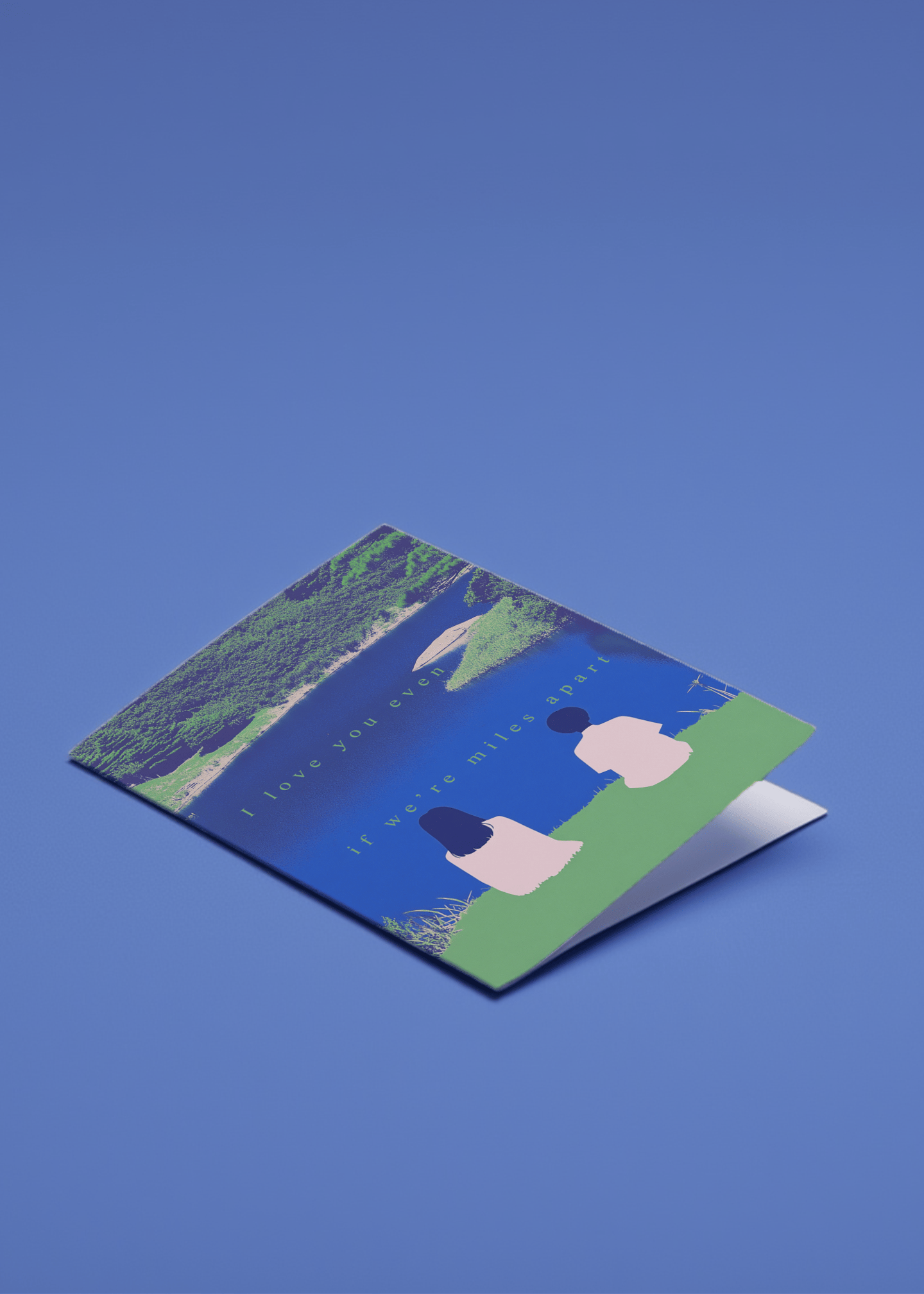 Love You Miles Apart Card mockup 1