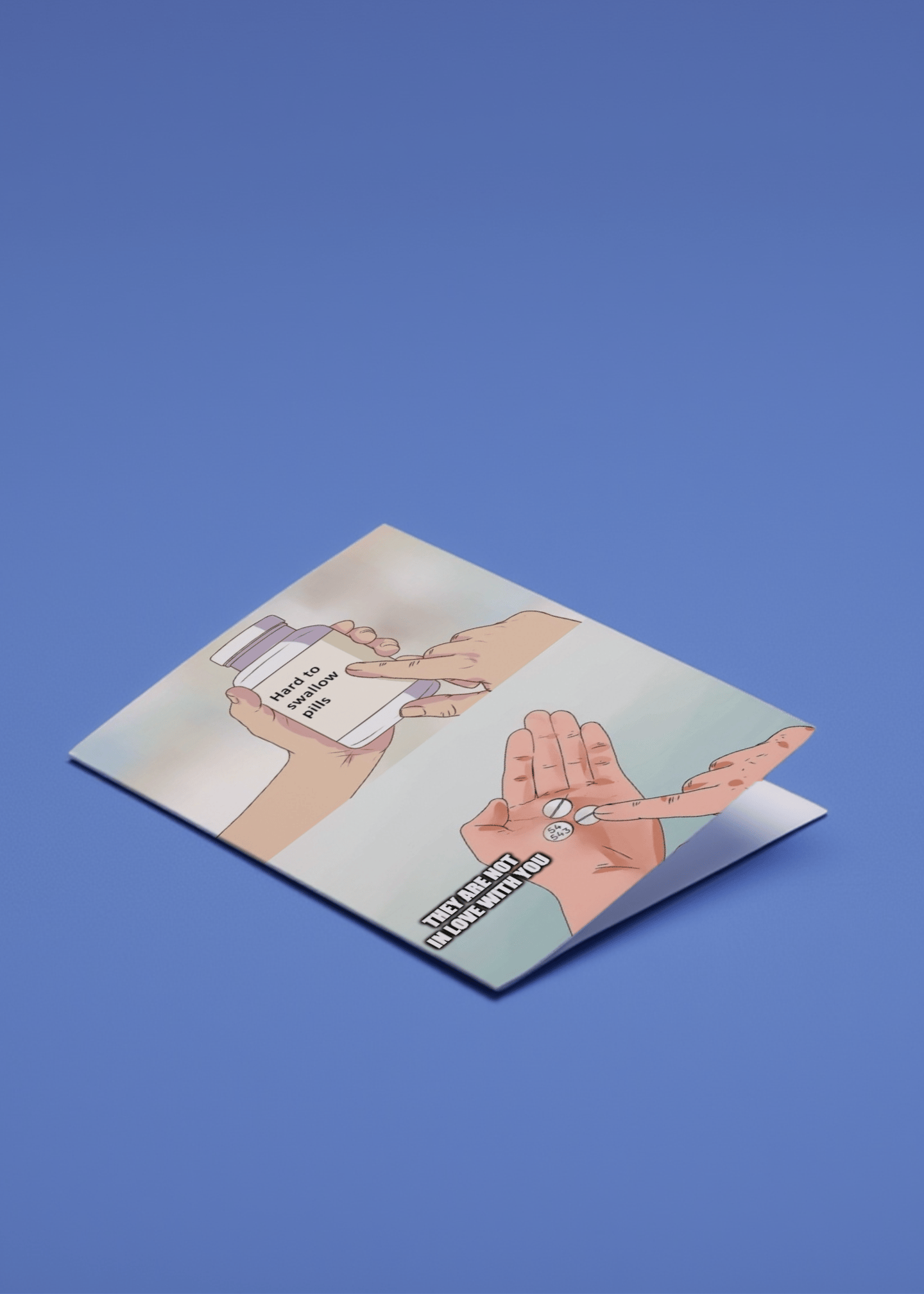 Hard to Swallow Love Truths Card mockup 1