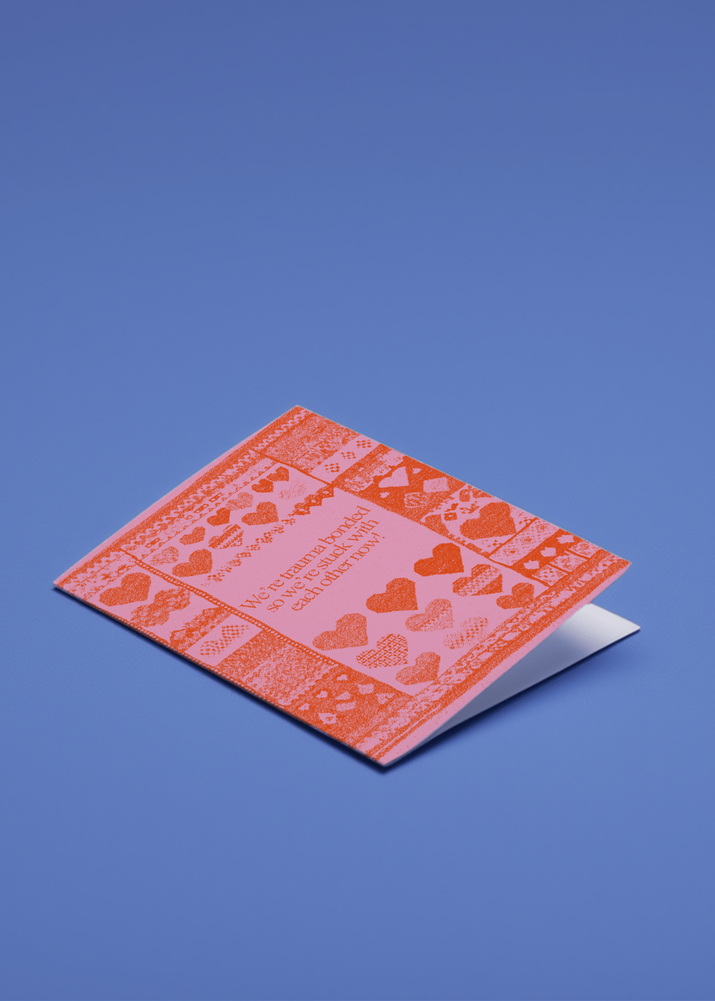 Trauma Bonded Forever Card mockup 1