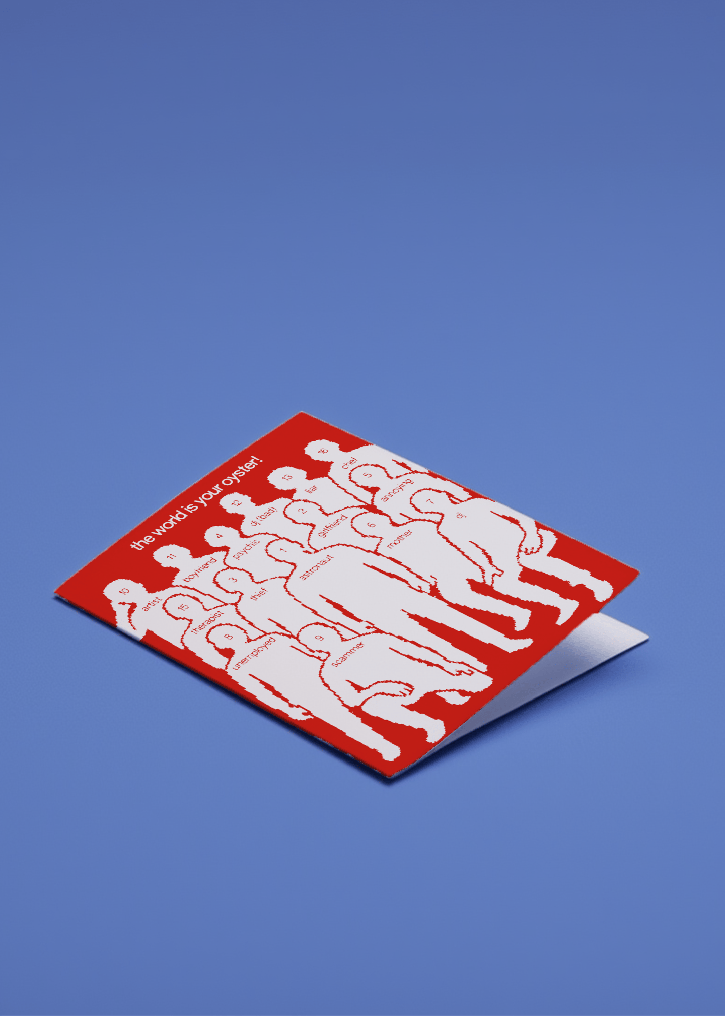 The World Is Your Oyster Career Forecast Card mockup 1