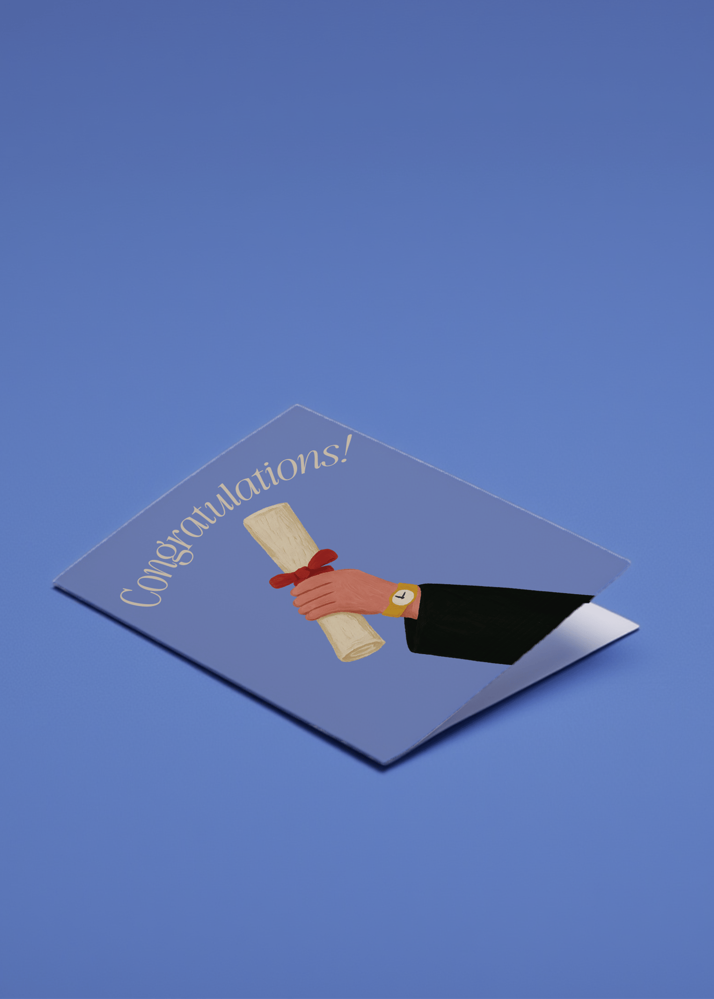 Classic Congratulations Diploma Card mockup 1