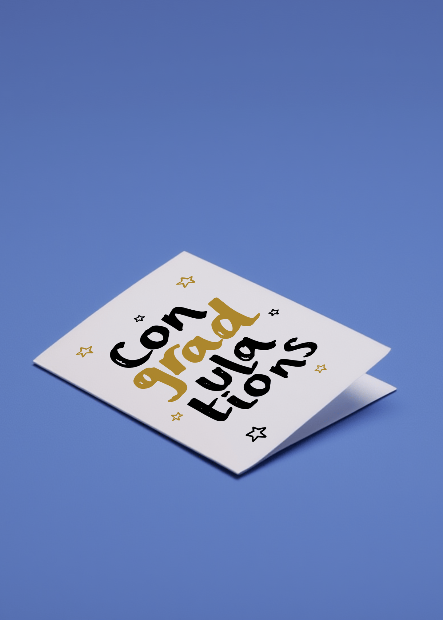 Starry Con-grad-ulations Card mockup 1