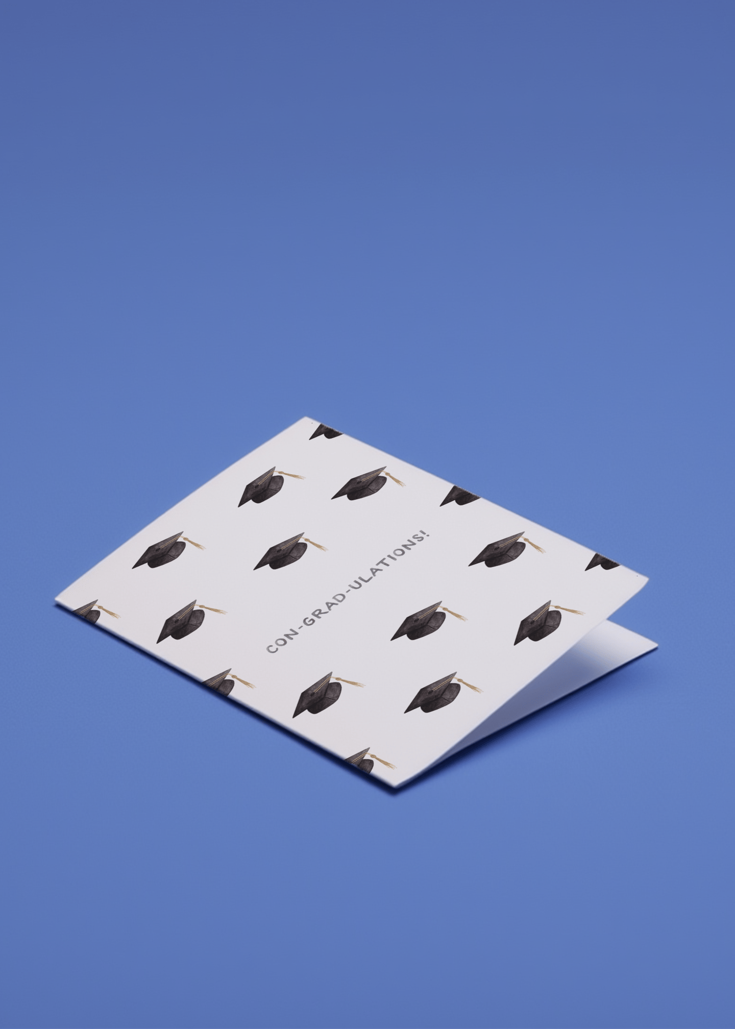 Con-Grad-ulations Graduation Cap Card mockup 1