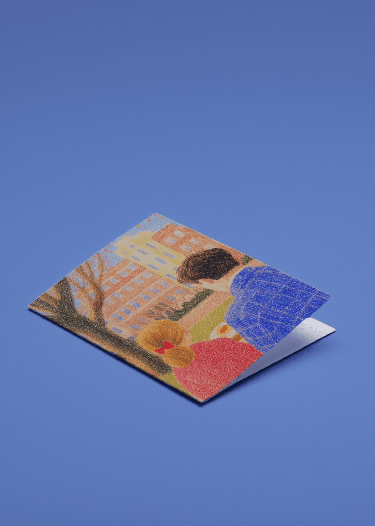 Breakfast in the Park Father's Day Card mockup 1