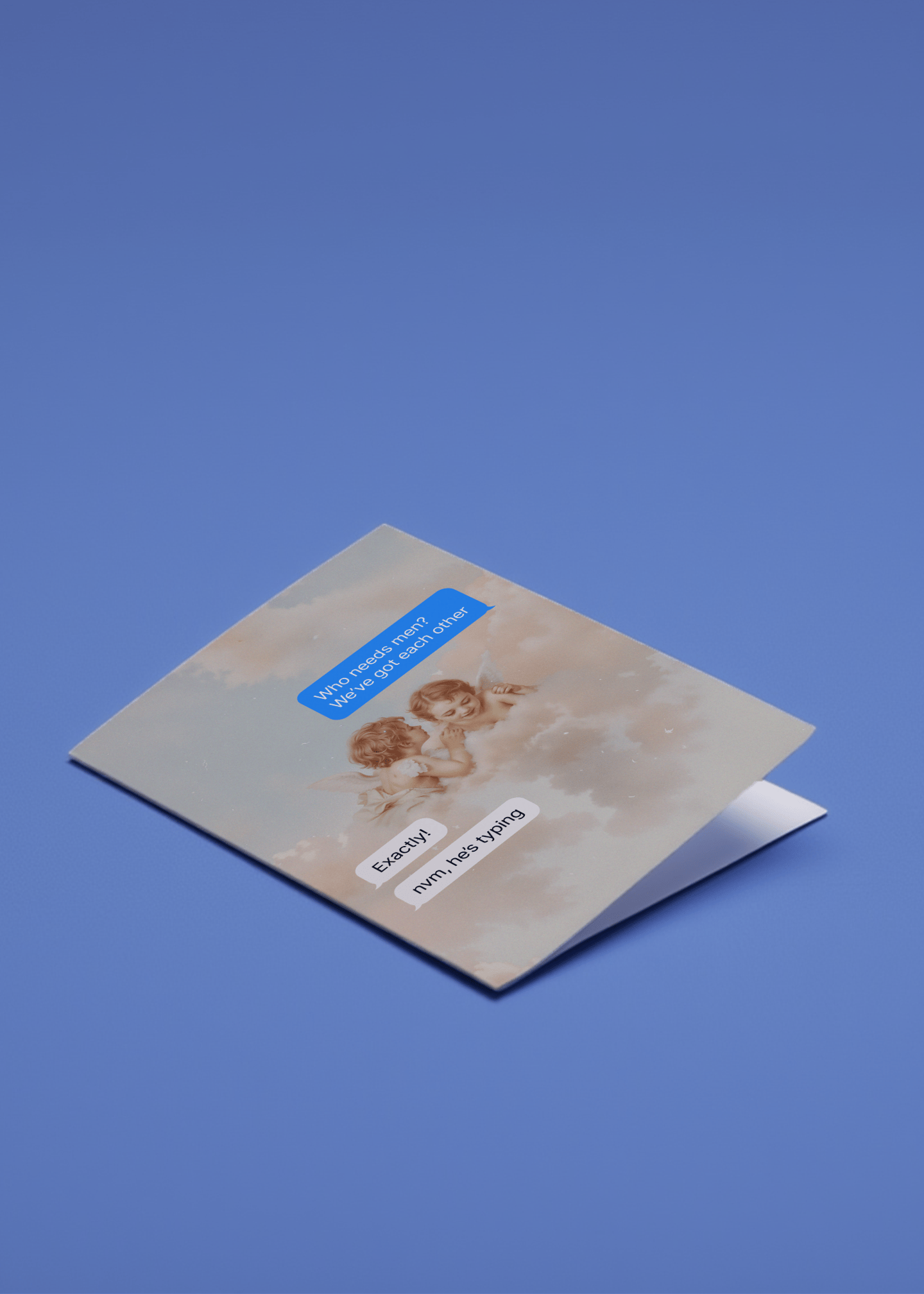 Typing Angel Situationship Card mockup 1