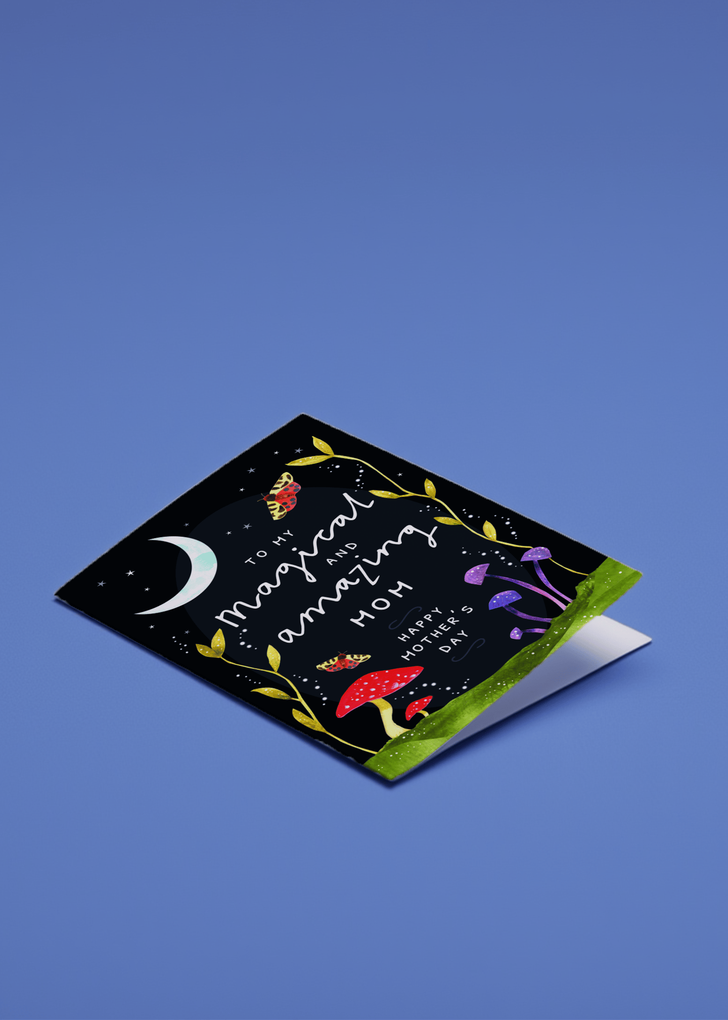 Magical and Amazing Mom Card mockup 1