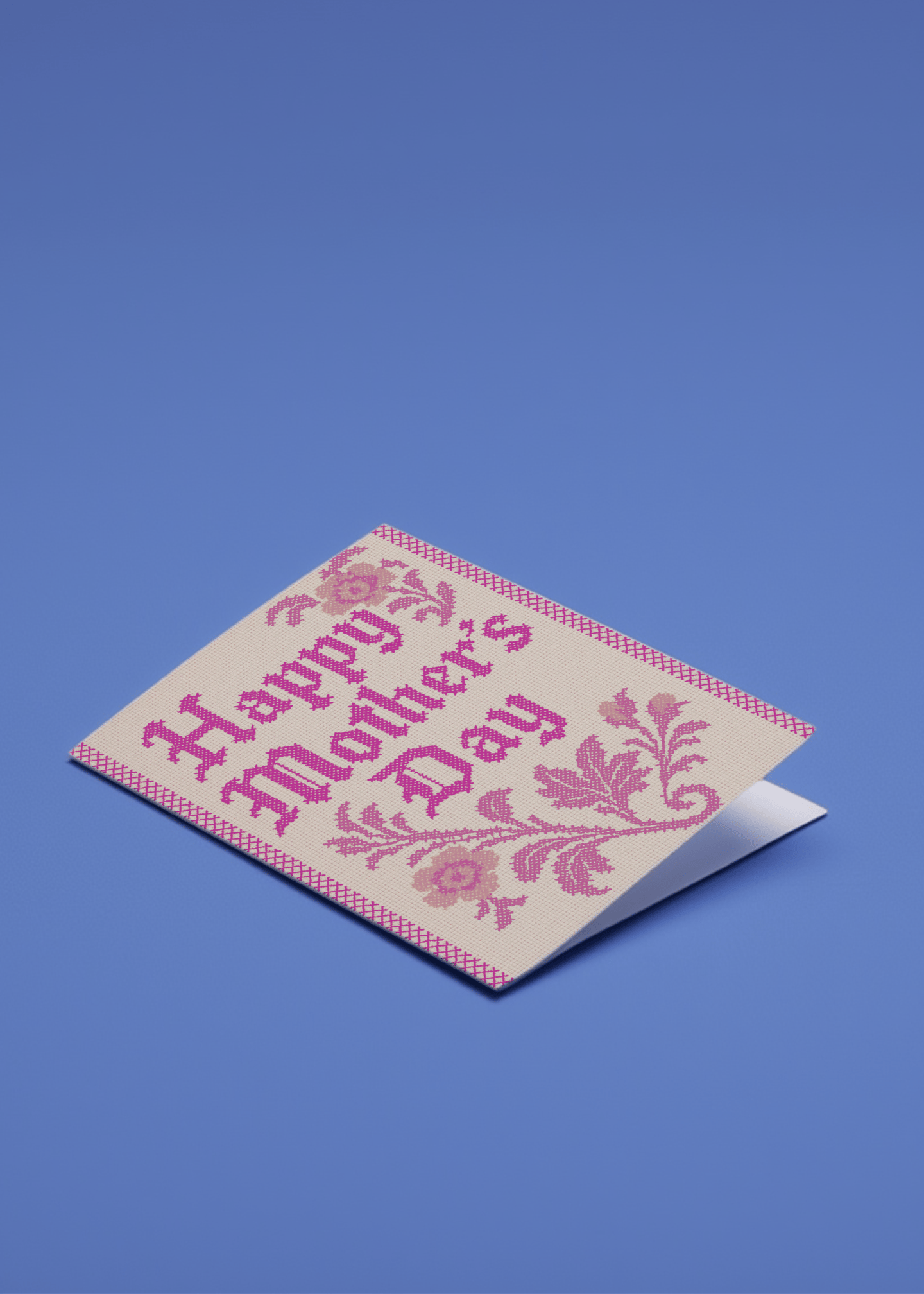 Cross-Stitched Happy Mother’s Day mockup 1
