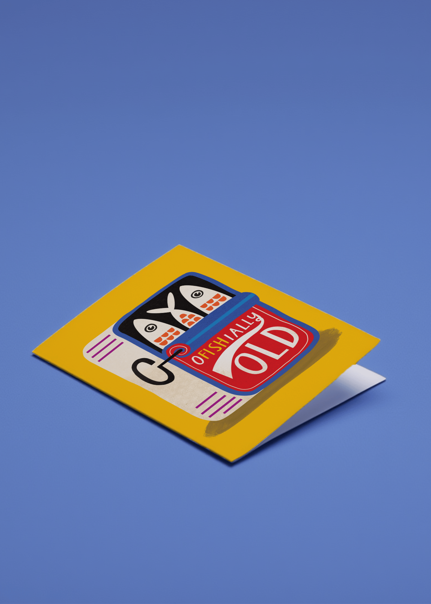 Ofishially Old Birthday Card mockup 1