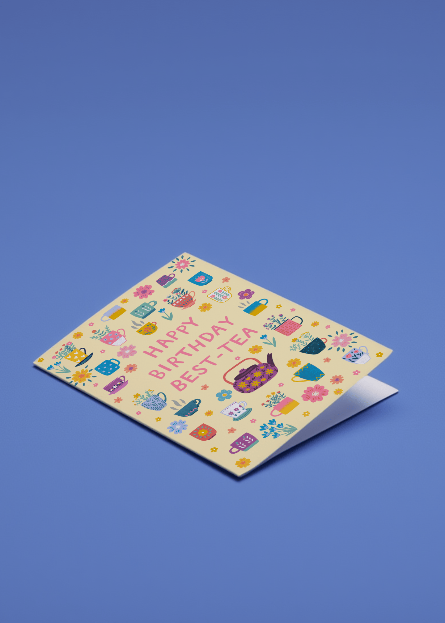 Best-Tea Birthday Card mockup 1