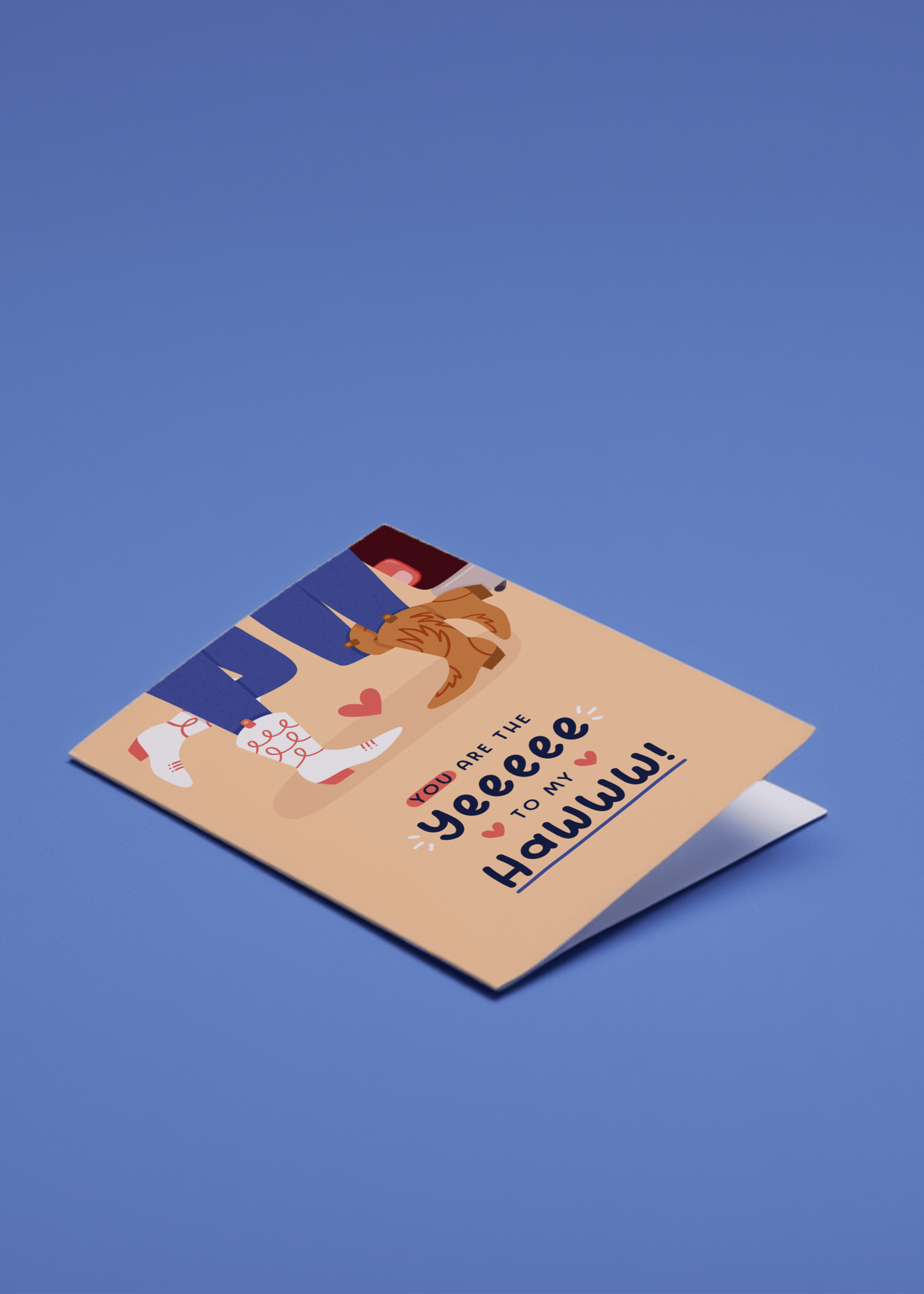 You Are the Yee to My Haw Valentine's Day mockup 1