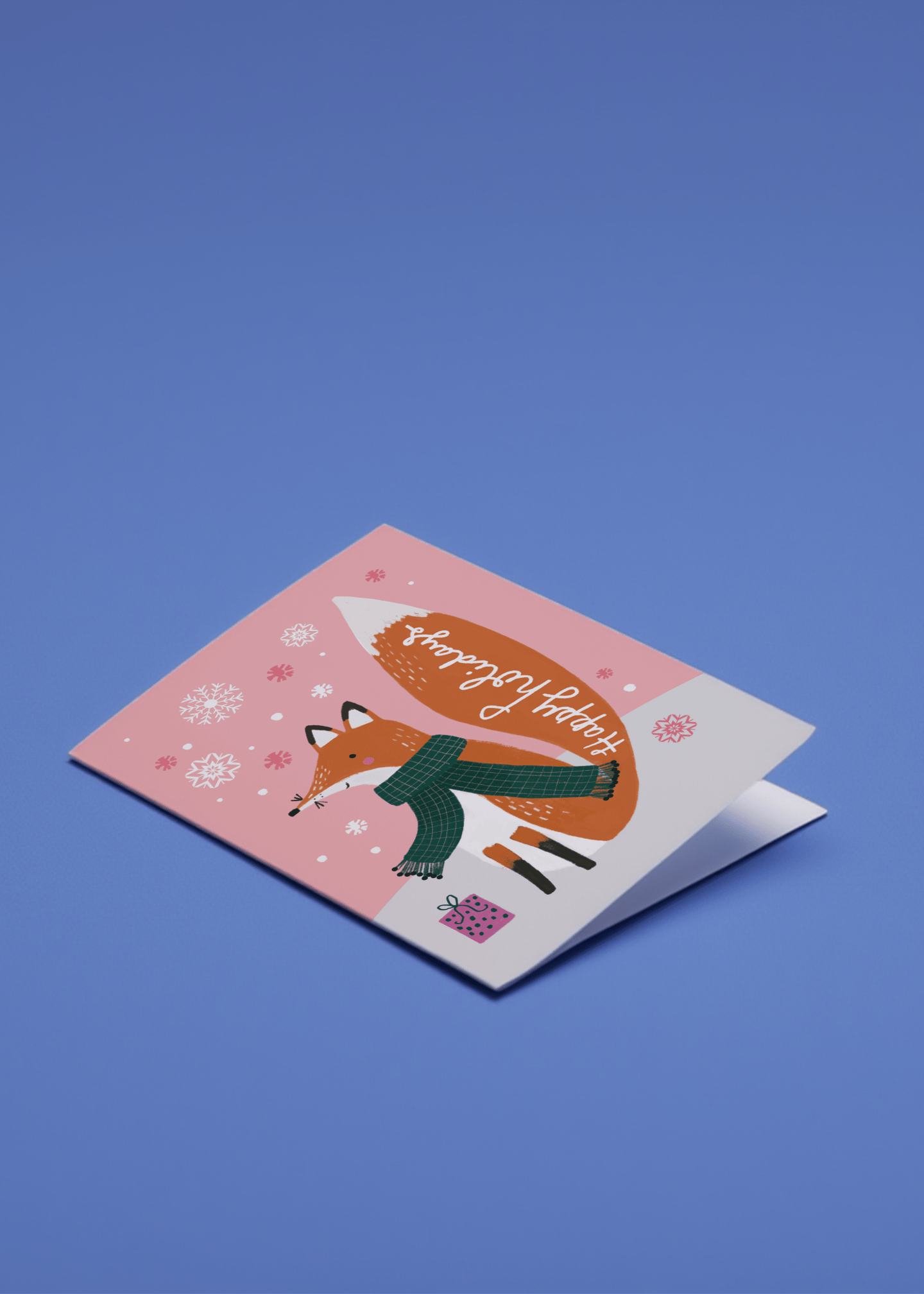 Festive Fox Holiday mockup 1