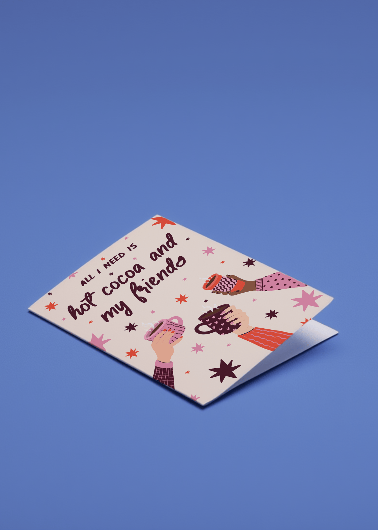 Hot Cocoa And My Friends mockup 1