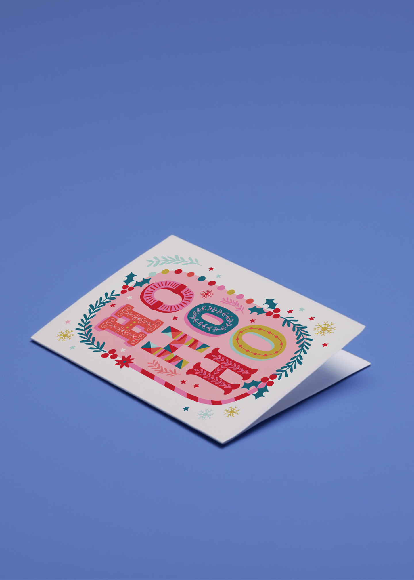 Festive Ho Ho Ho Christmas mockup 1