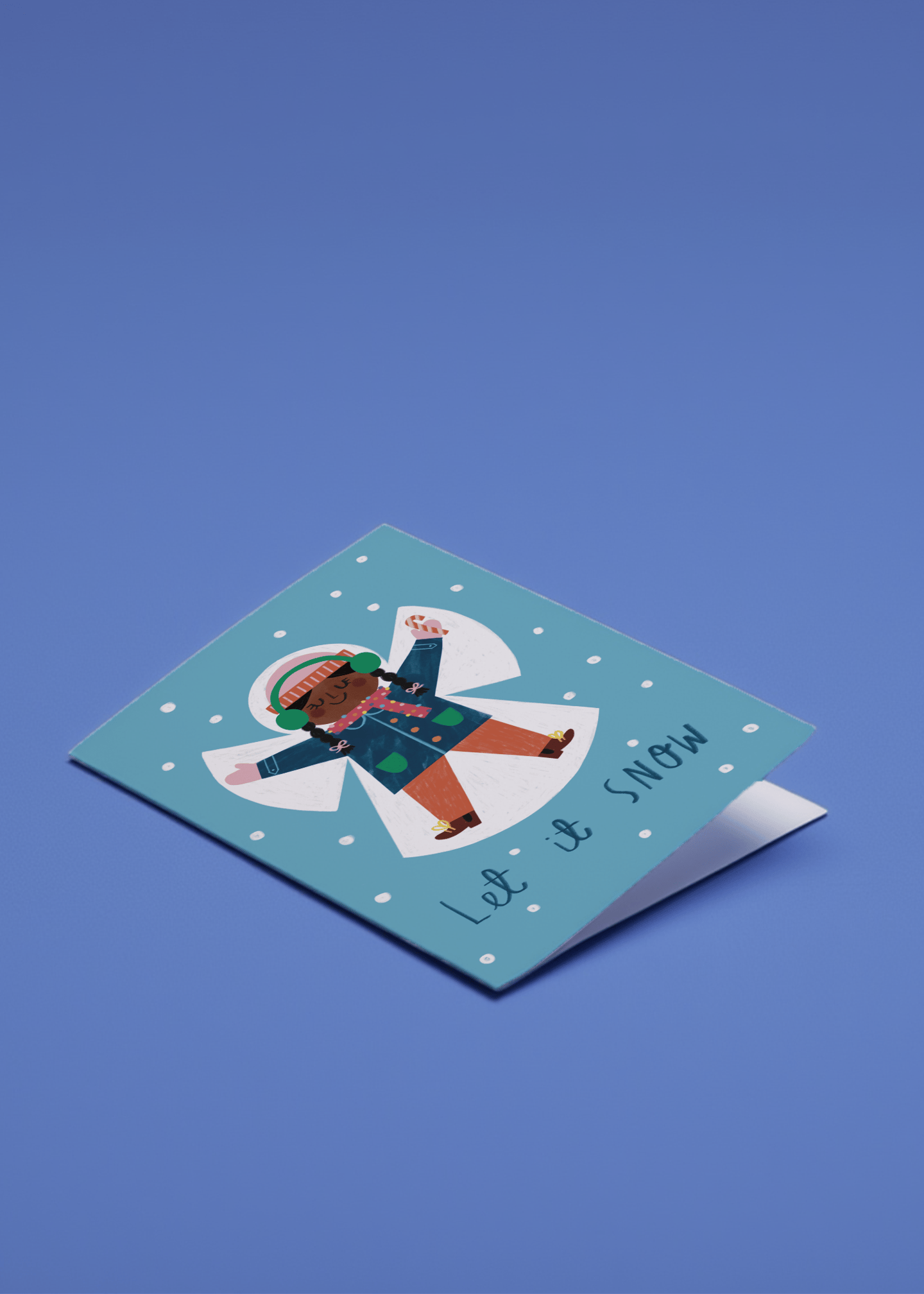 Let It Snow Angel mockup 1