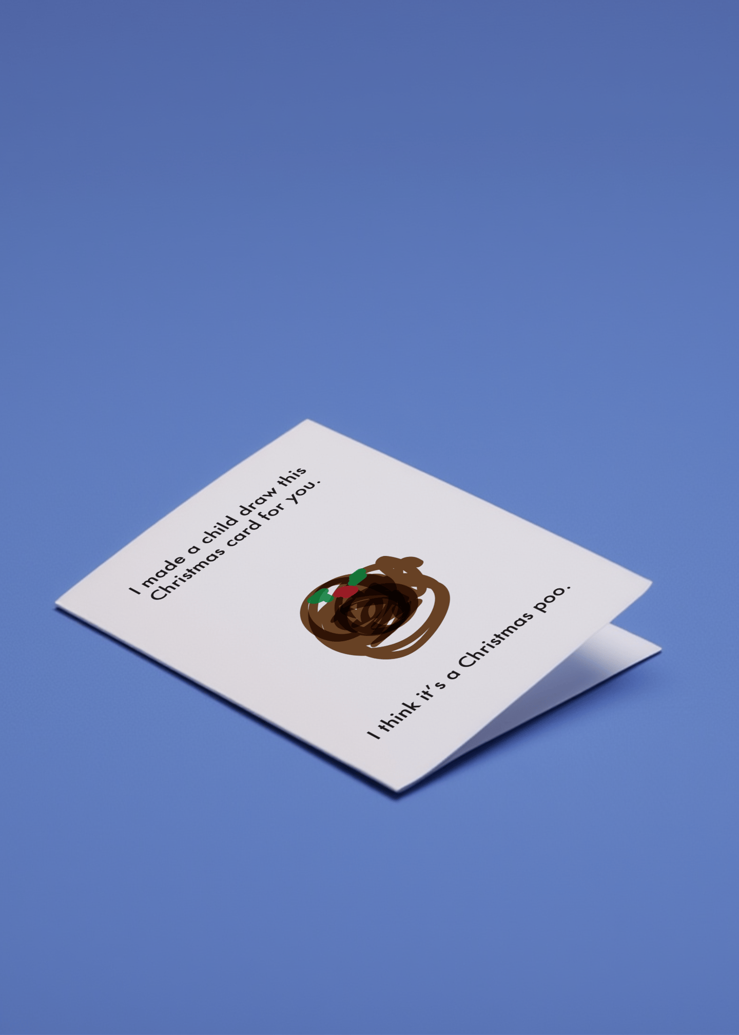 Child's Christmas Poo mockup 1