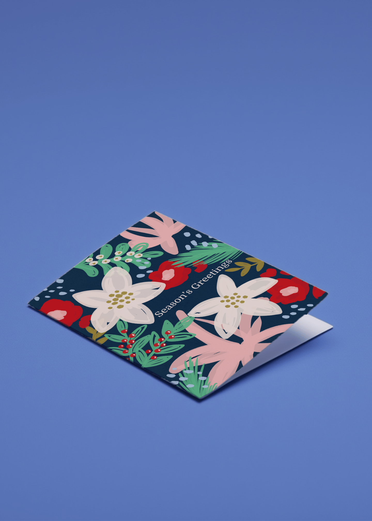 Festive Floral Greetings mockup 1
