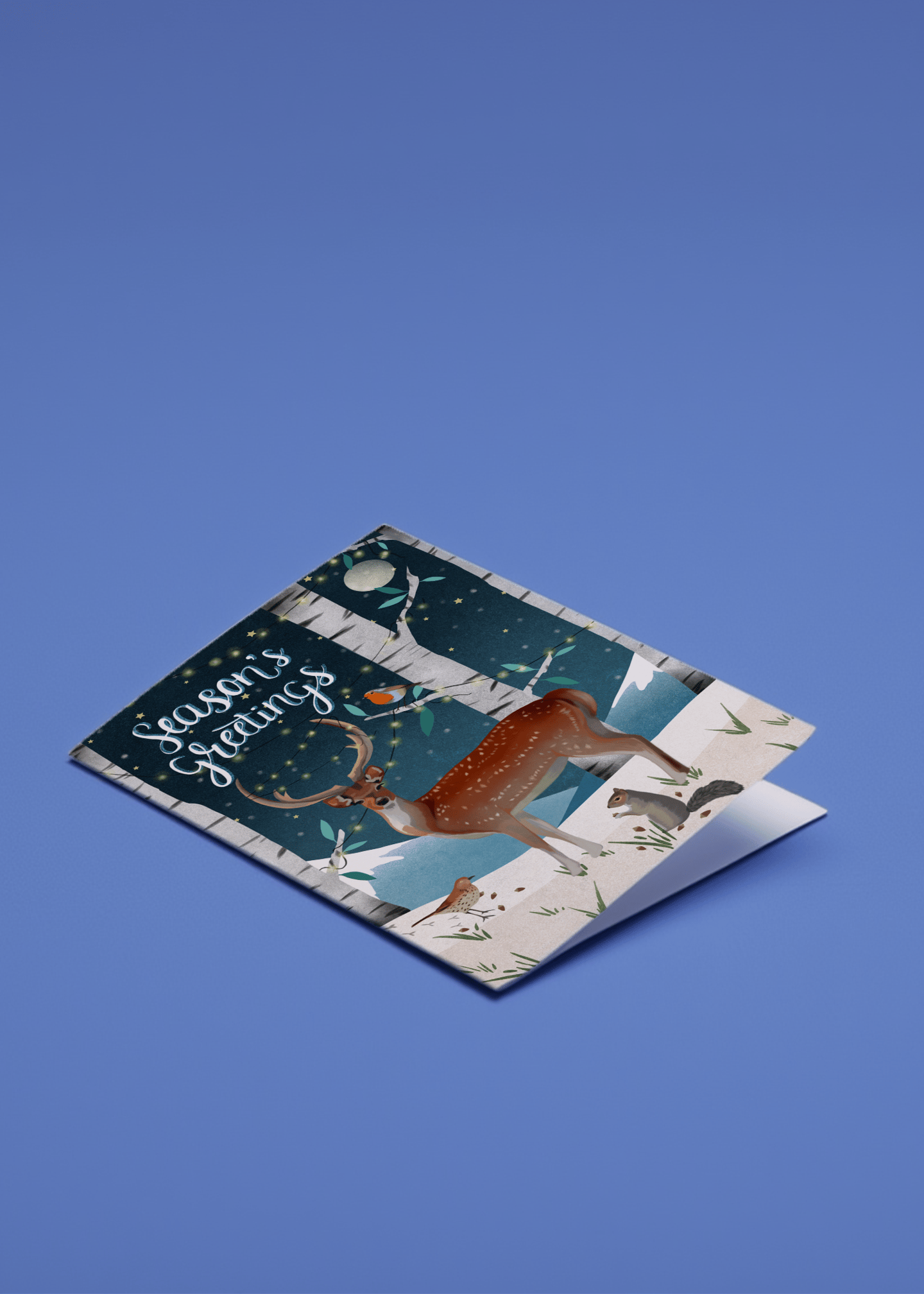Season's Greetings Deer mockup 1