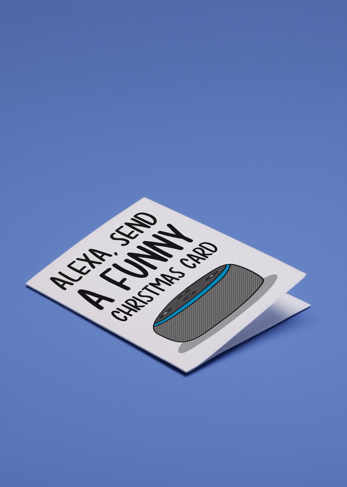 Alexa Funny Christmas Card mockup 1