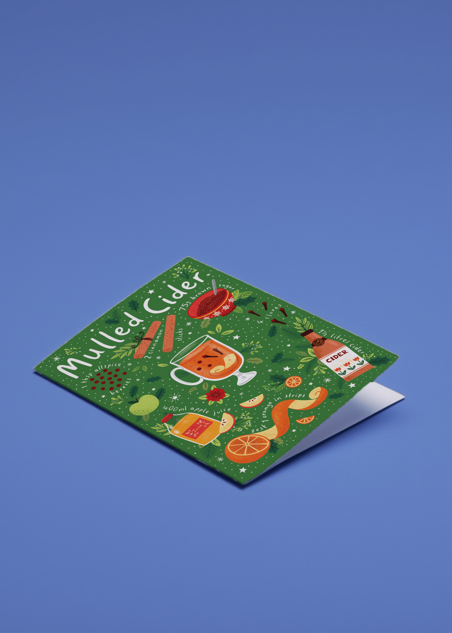 Mulled Cider Recipe Illustration mockup 1