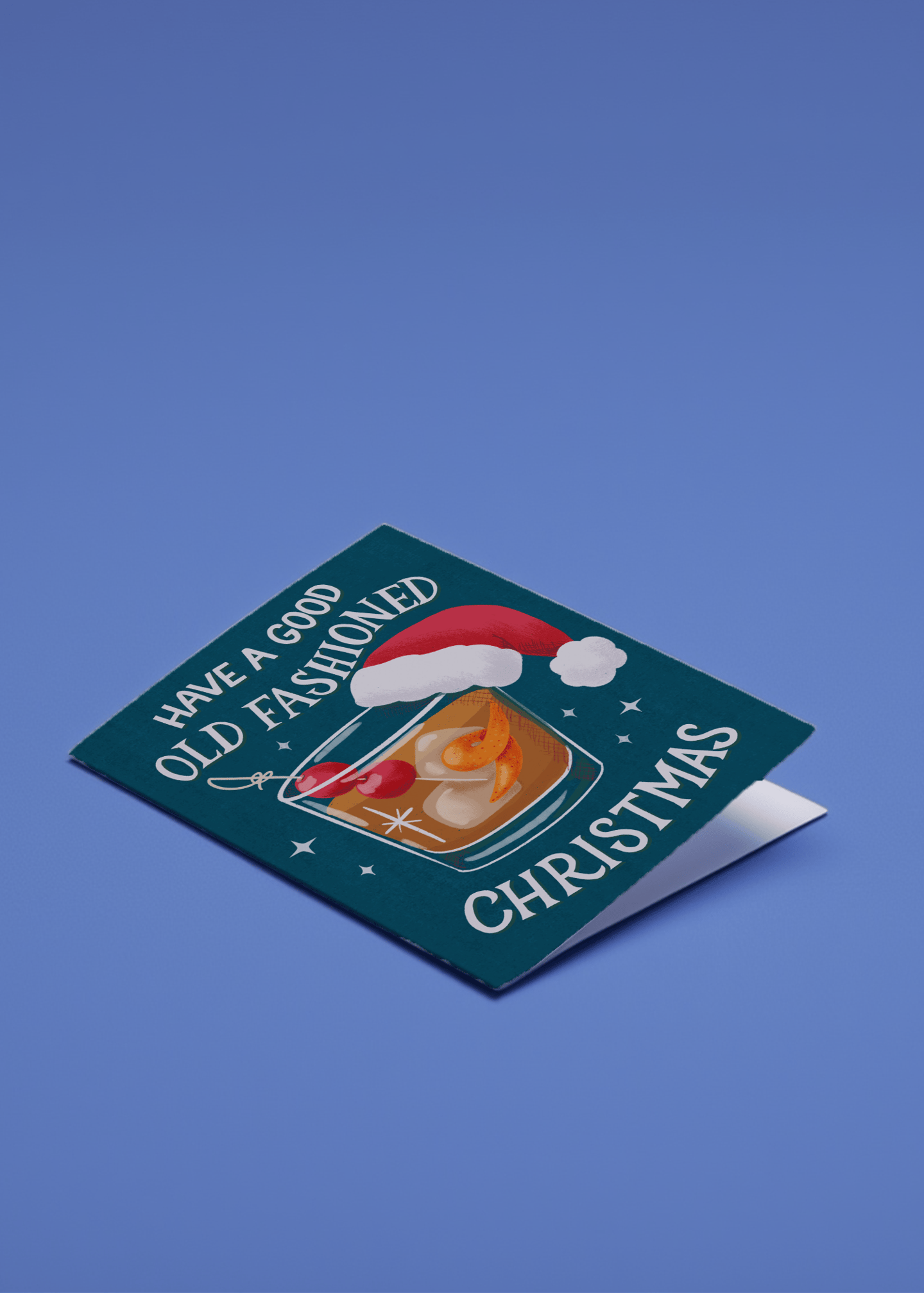 Old Fashioned Christmas Cocktail mockup 1