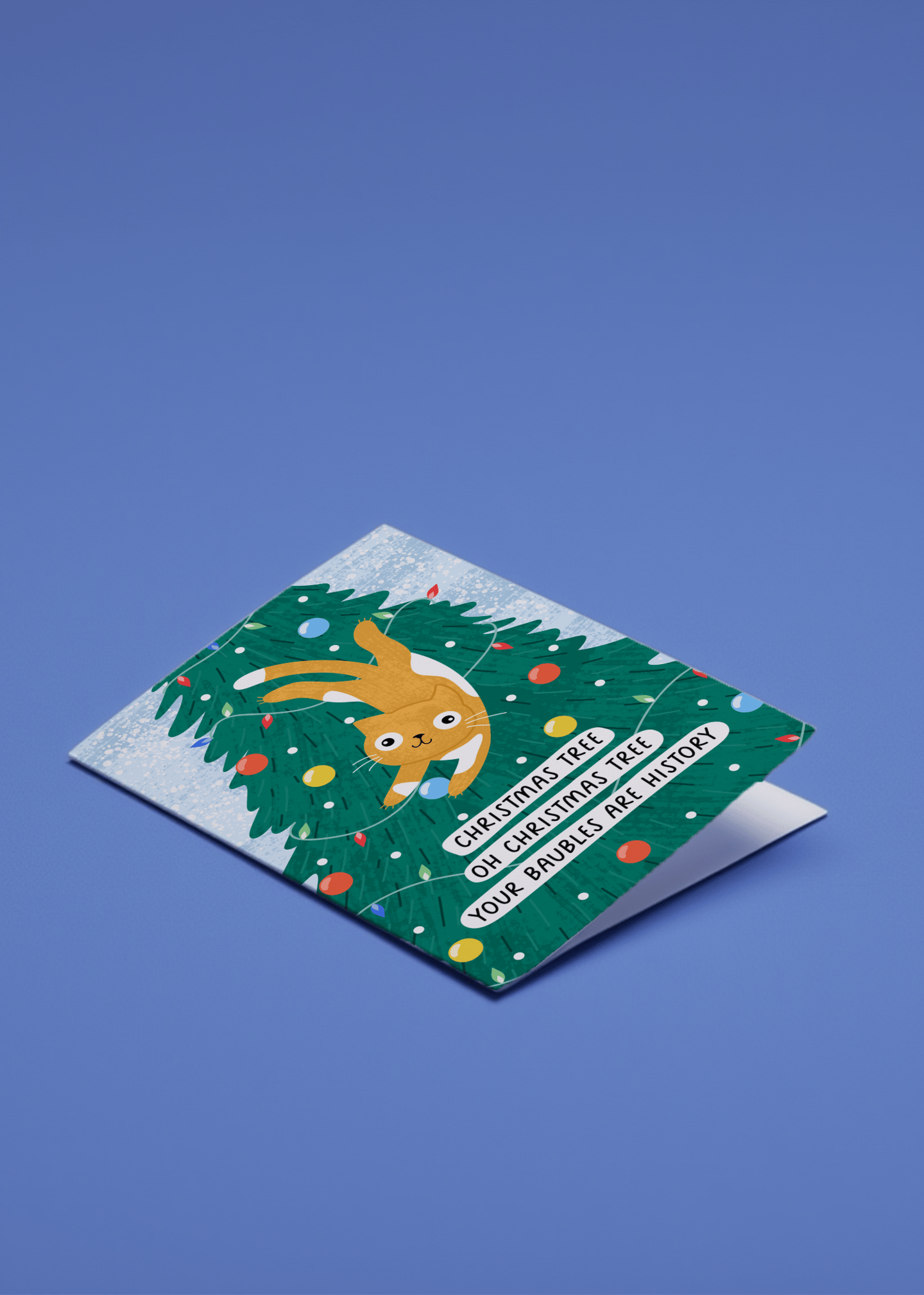 Cat vs. Christmas Tree - Bauble Chaos mockup 1