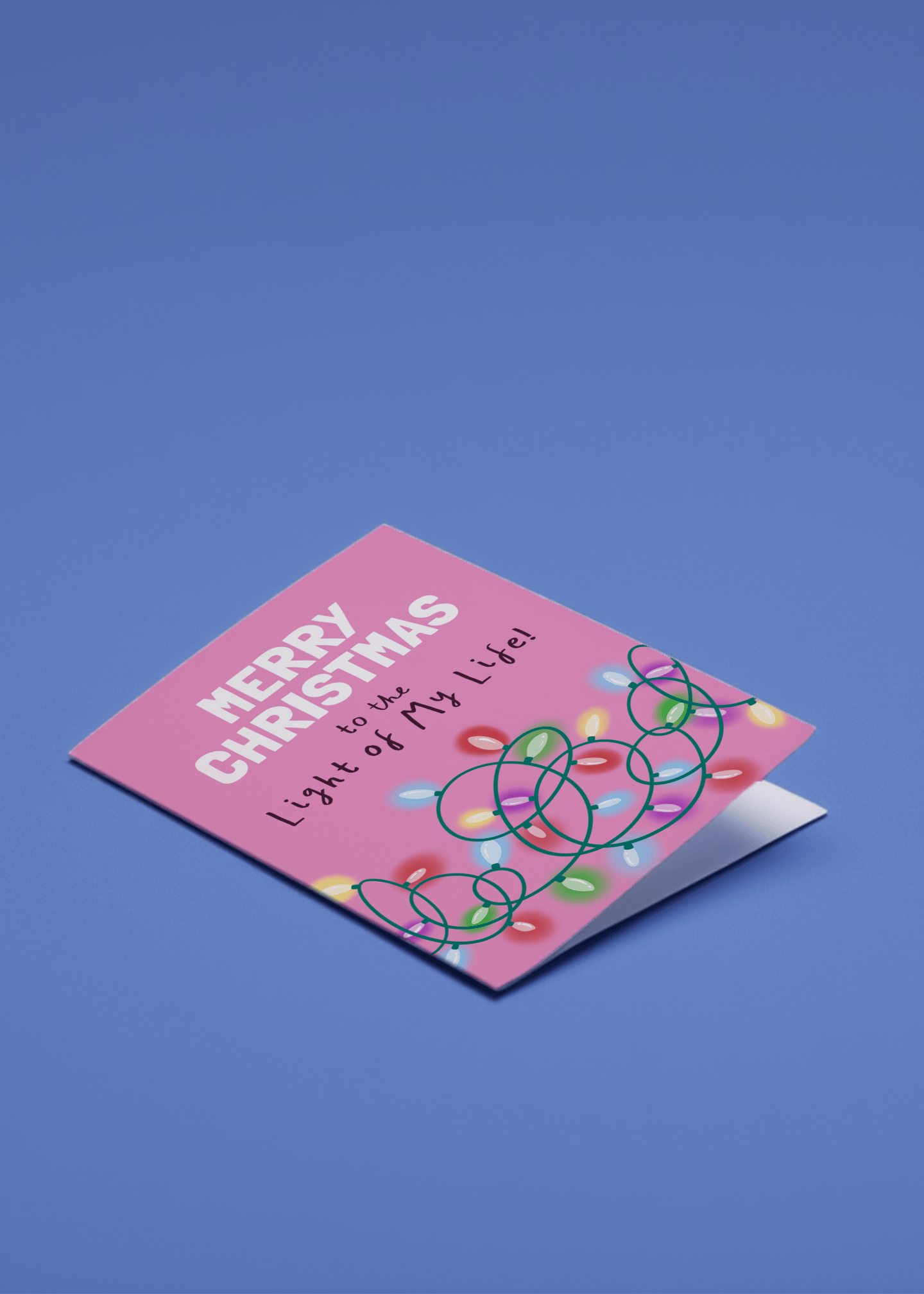 Merry Christmas to the Light of My Life mockup 1