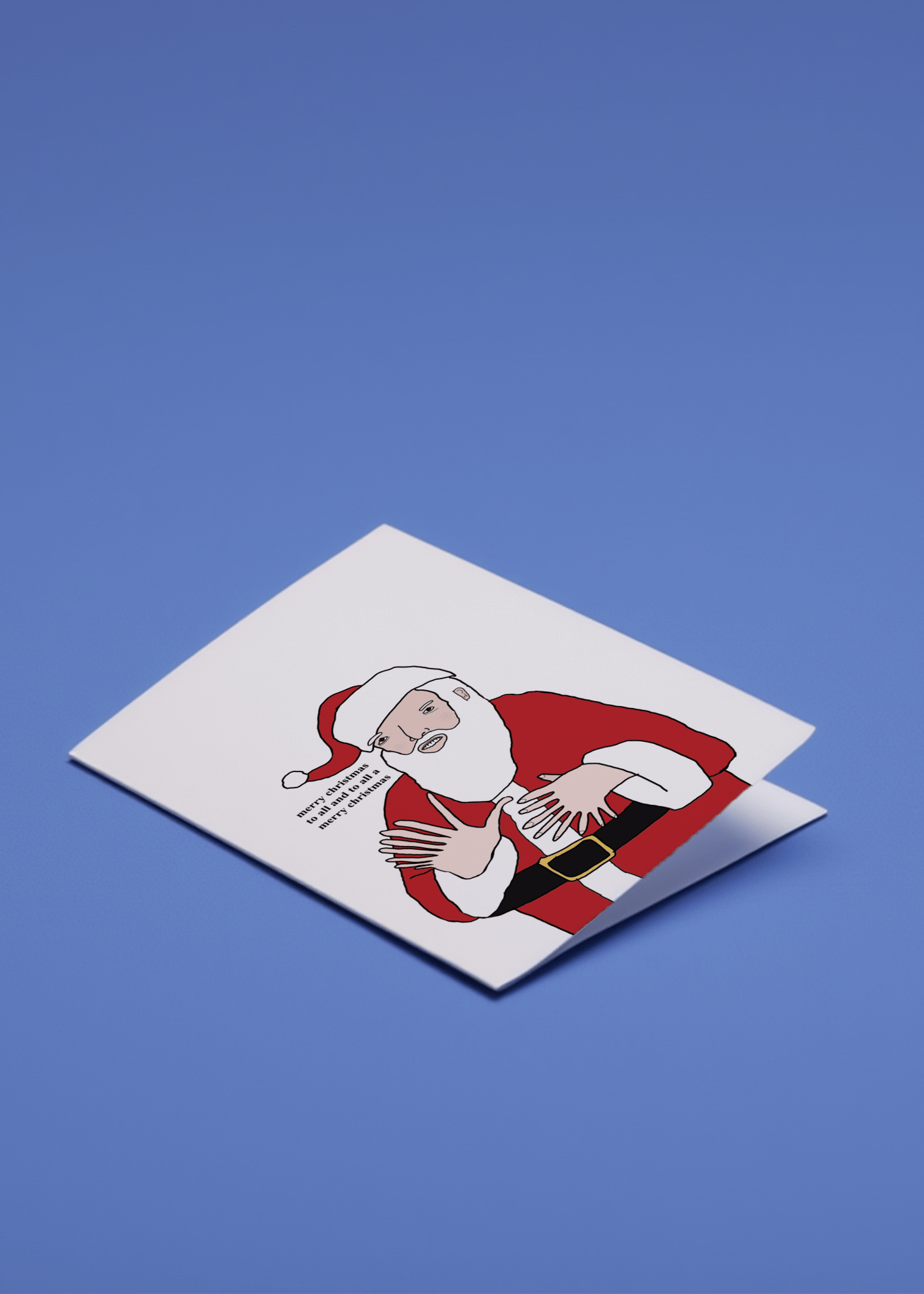 Santa Merry Christmas mockup 1
