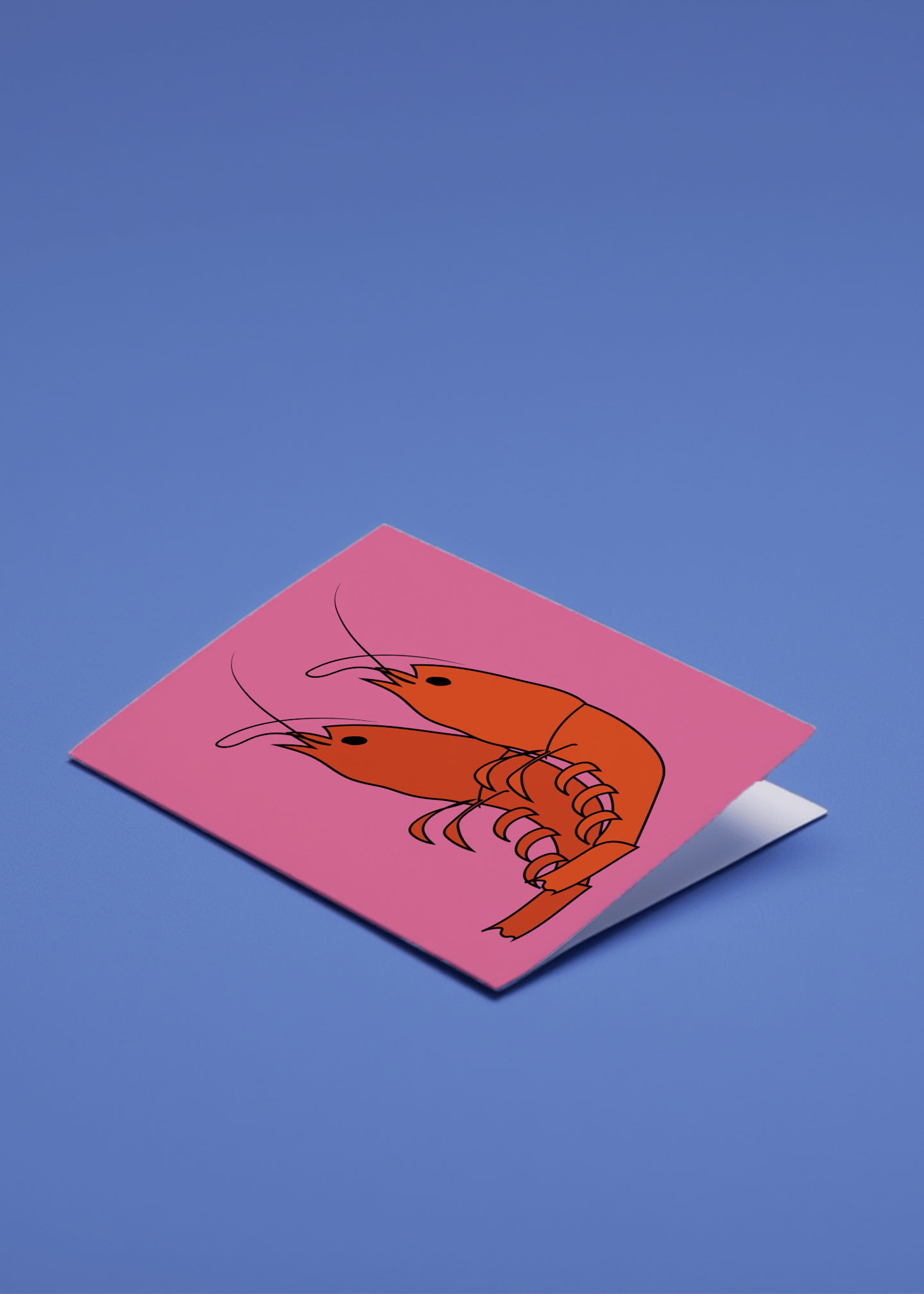 Shrimply The Best Card mockup 1