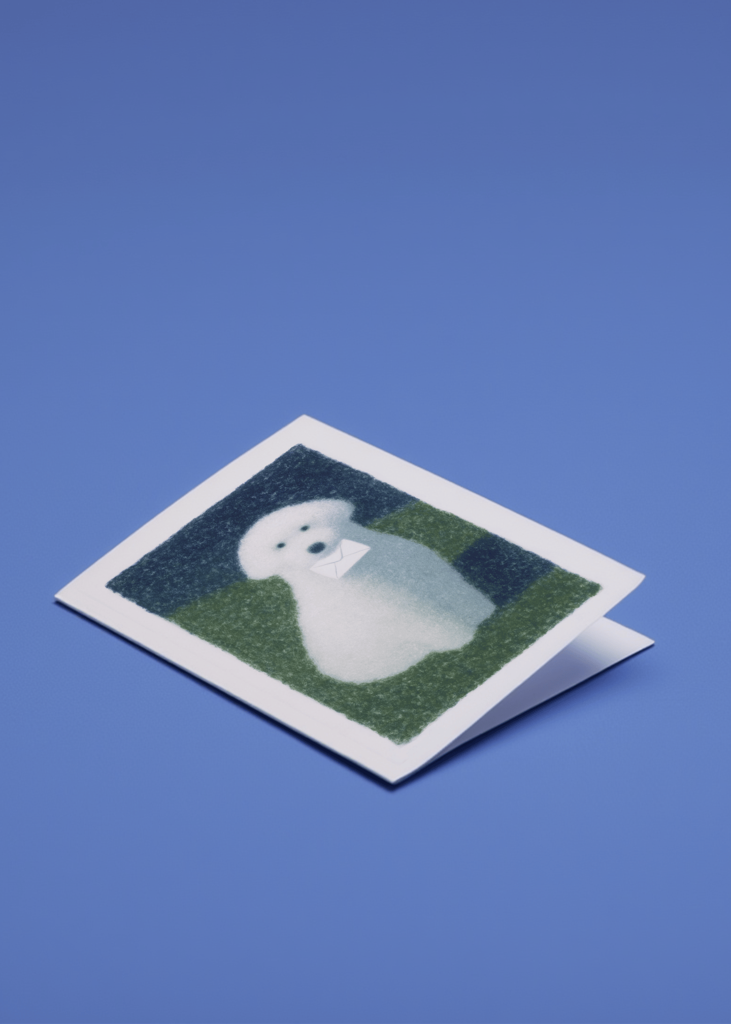 Puppy with a letter for Dear future me mockup 1