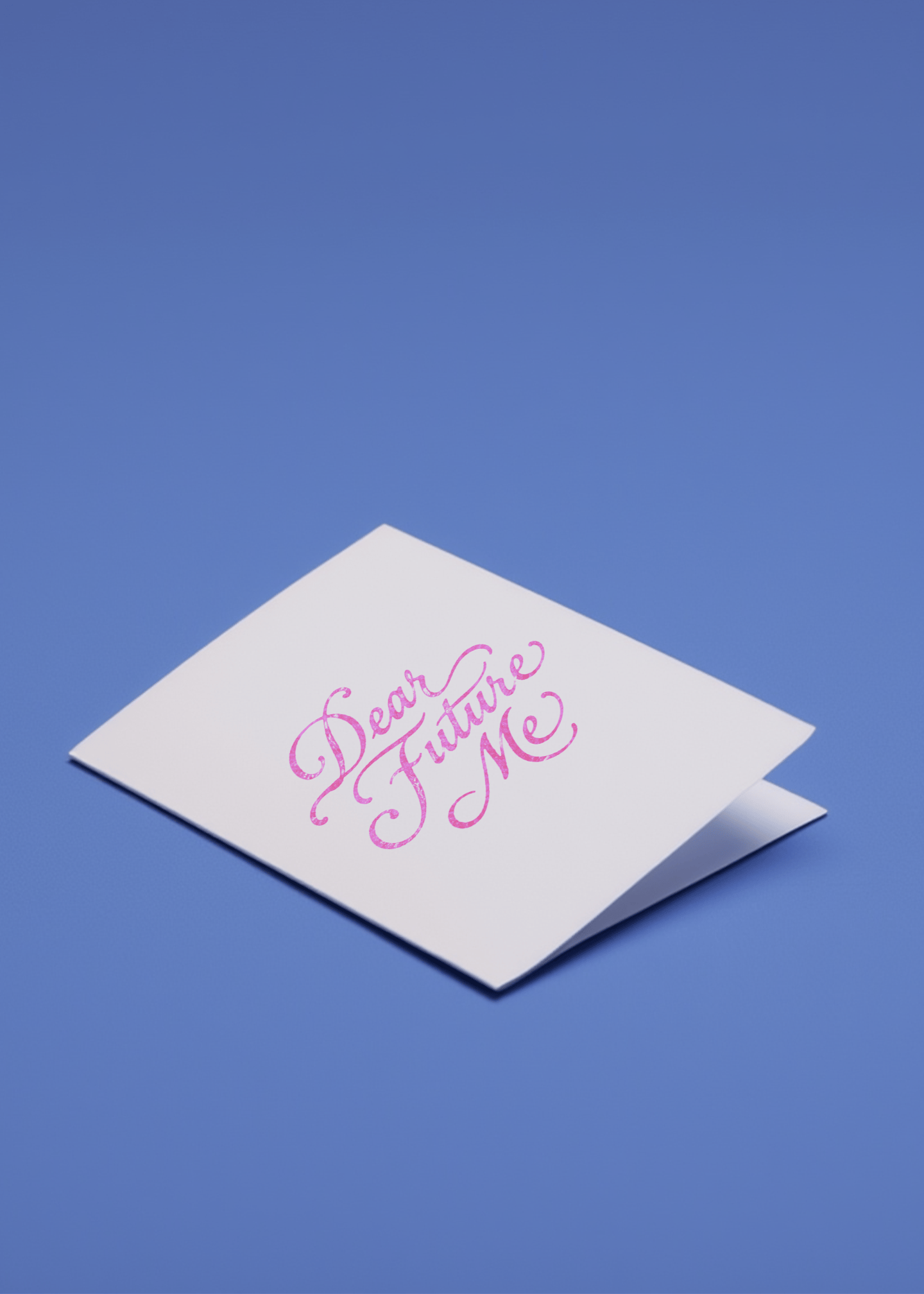 A card for Dear future me mockup 1