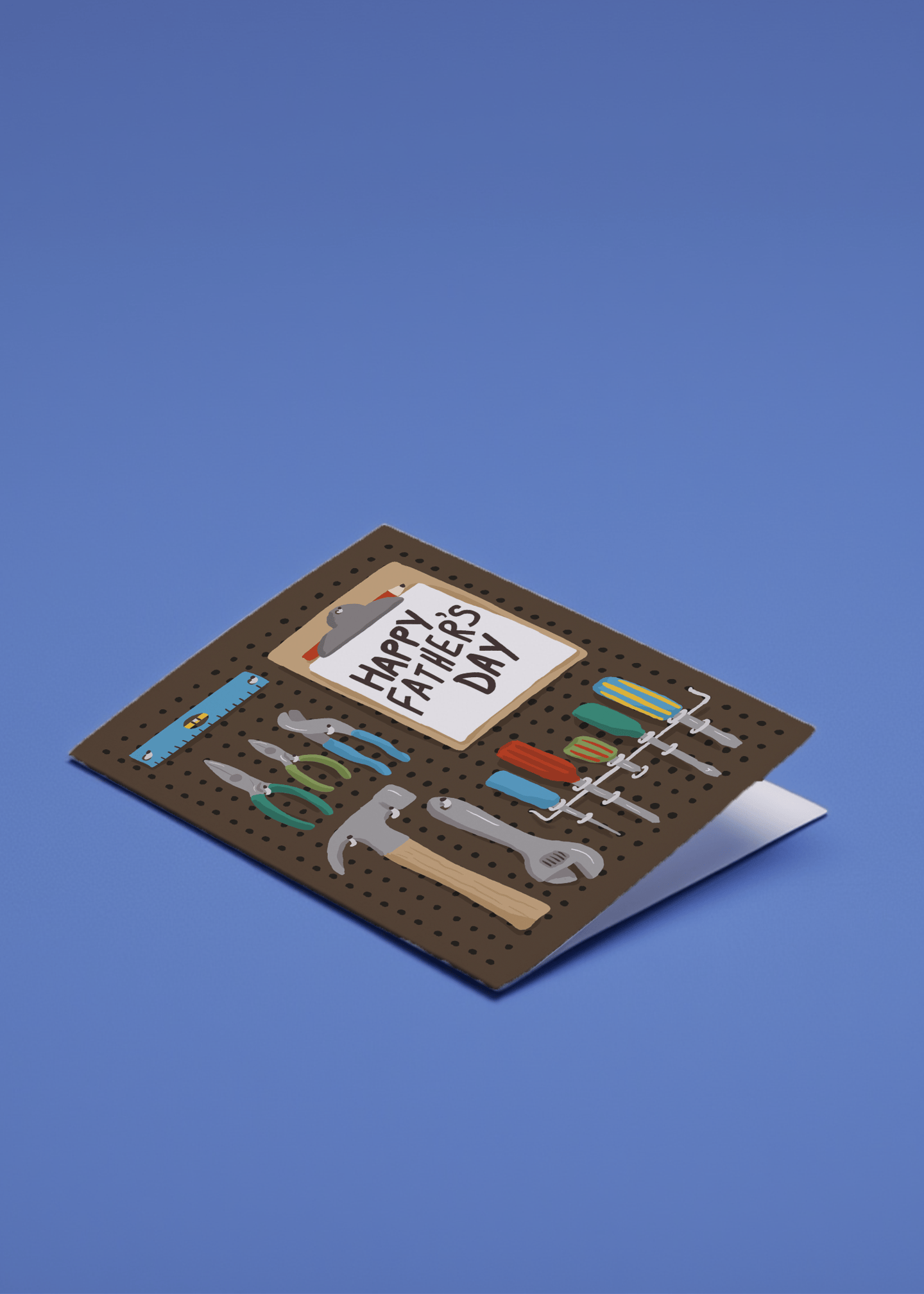 Workshop Father's Day Card mockup 1