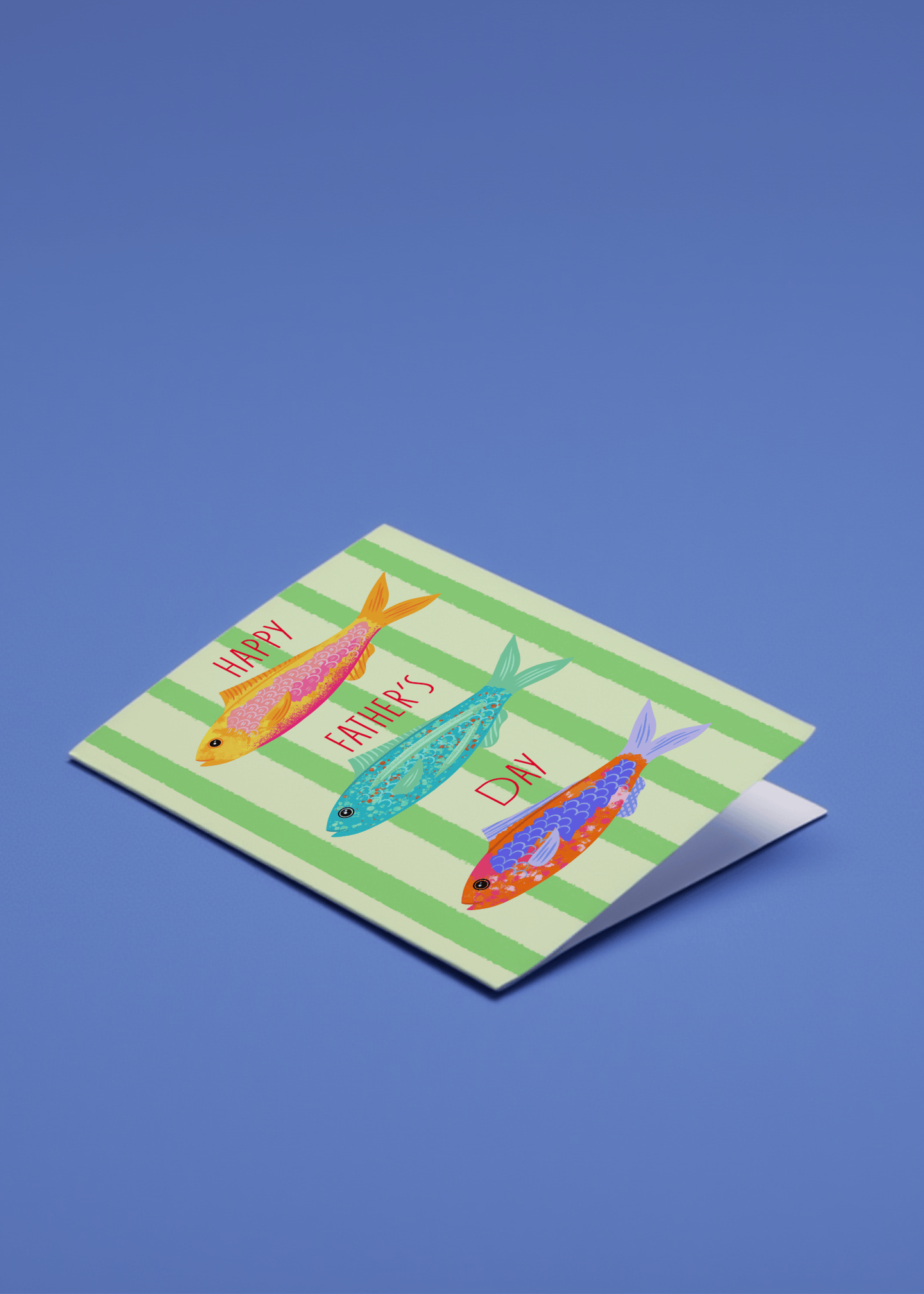 Colorful Fish Father's Day mockup 1