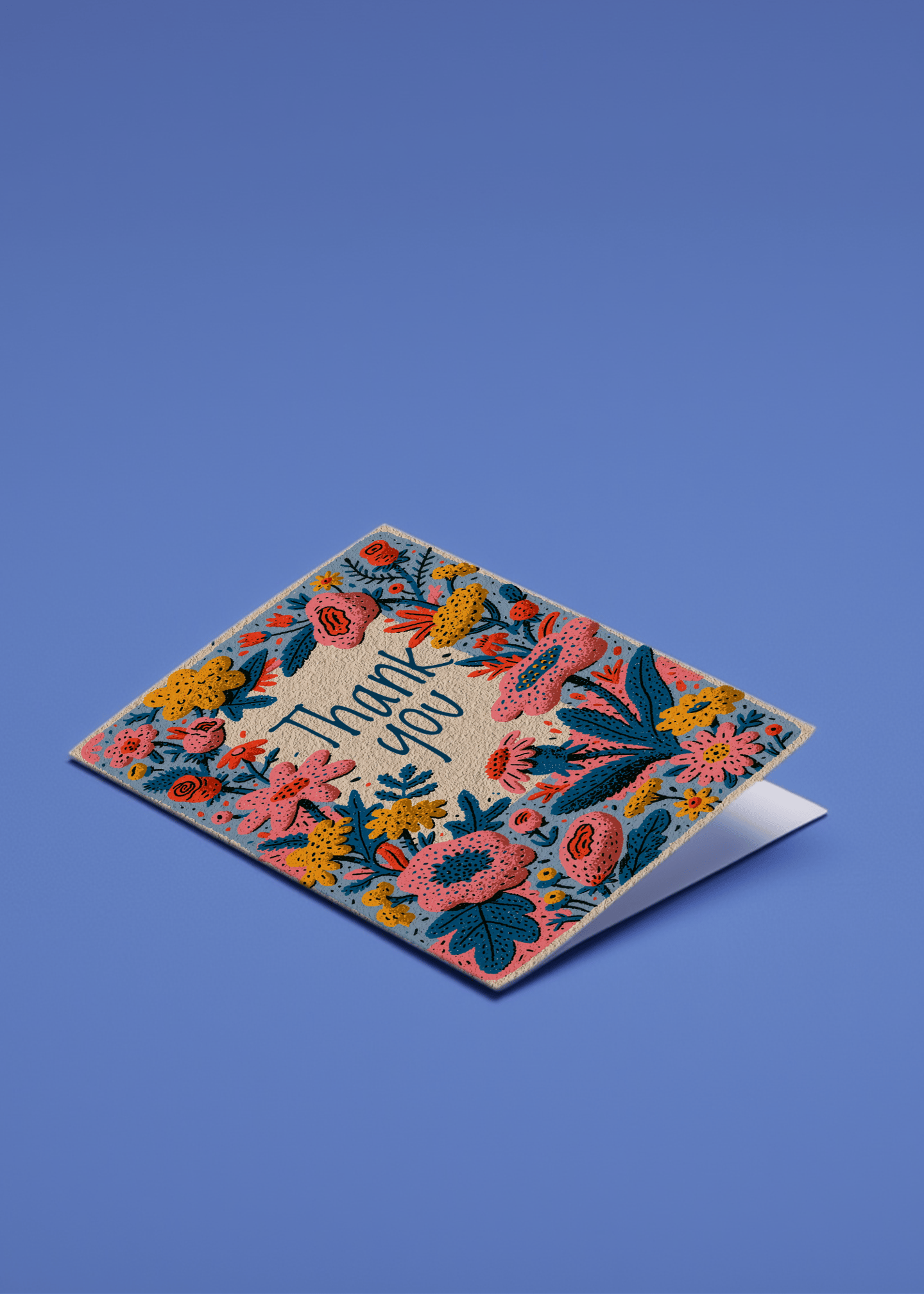 Vibrant Floral Thank You mockup 1